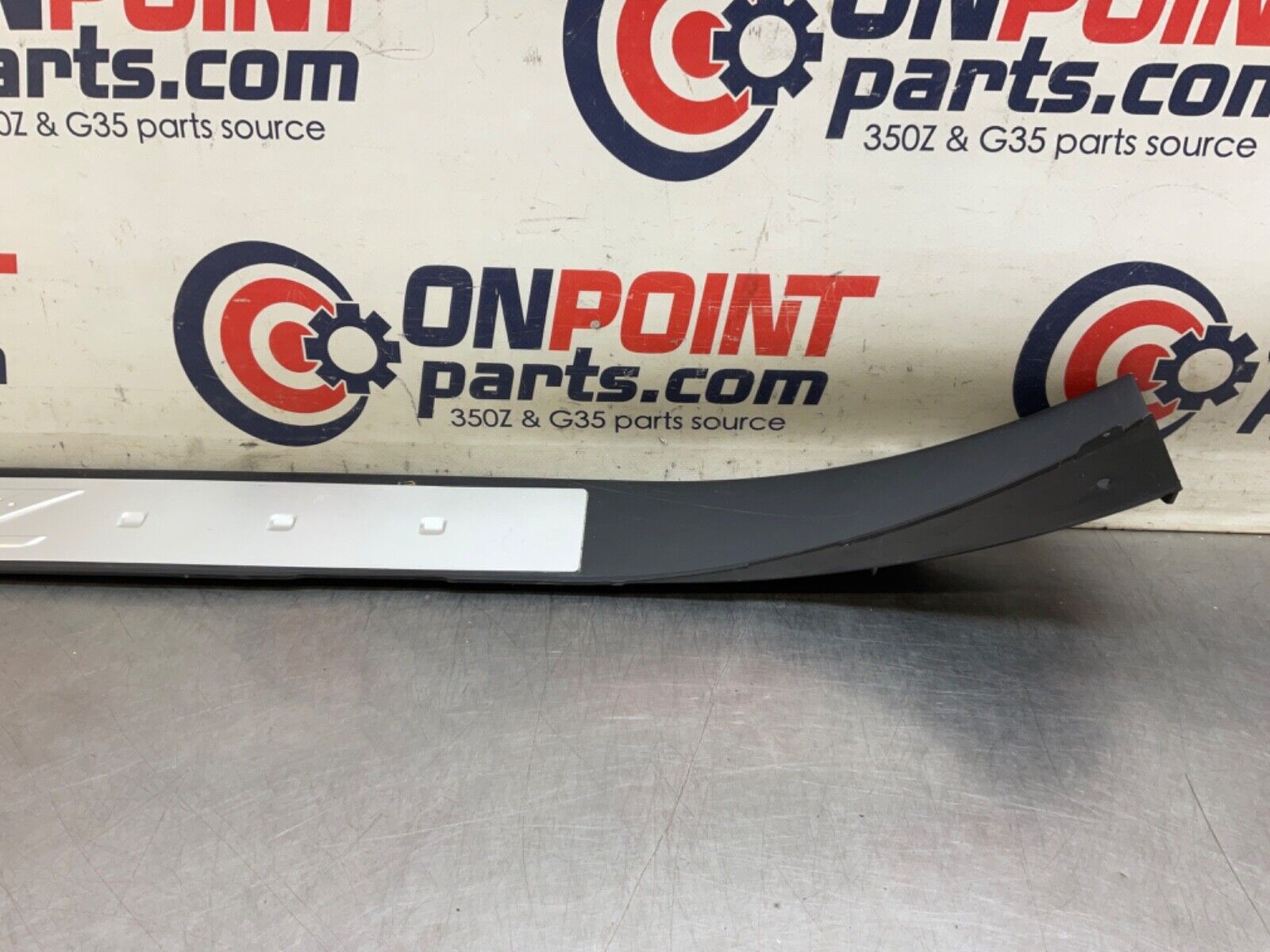 2004 Nissan Z33 350Z Passenger Right Door Threshold Kickplate Trim  OEM 14BALF7 - On Point Parts Inc