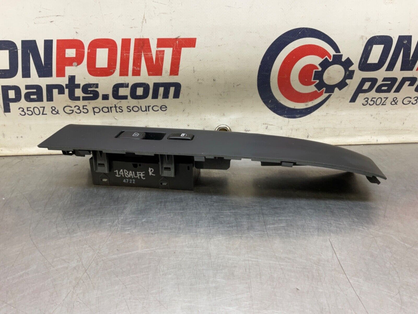 2004 Nissan Z33 350Z Passenger Right Door Lock Window Switches OEM 14BALFE - On Point Parts Inc