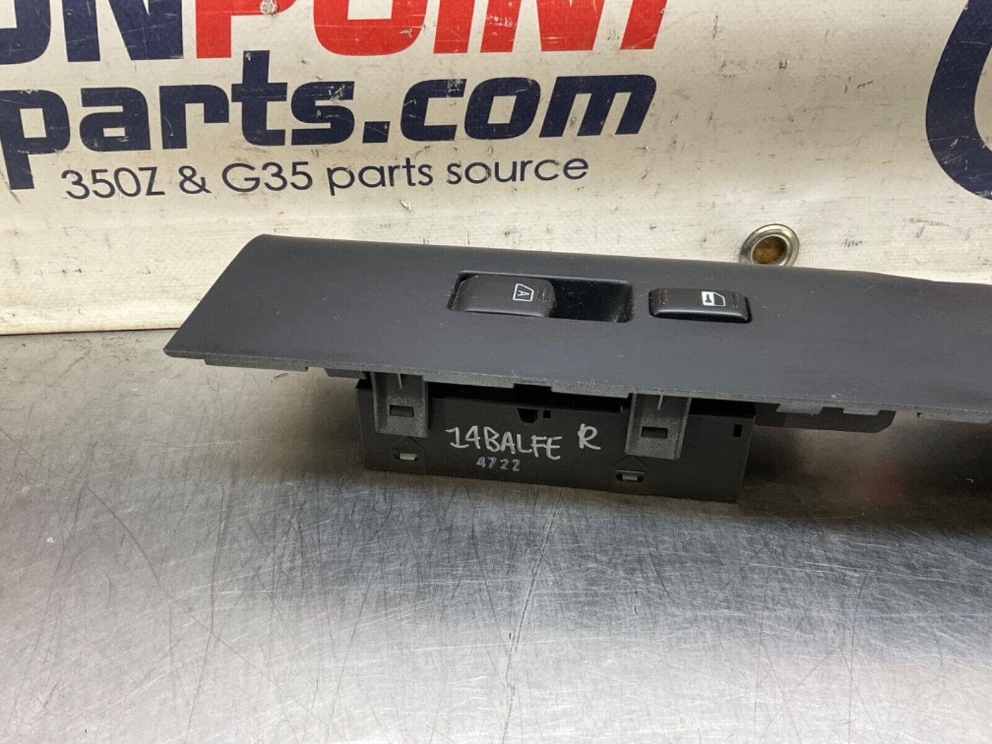 2004 Nissan Z33 350Z Passenger Right Door Lock Window Switches OEM 14BALFE - On Point Parts Inc