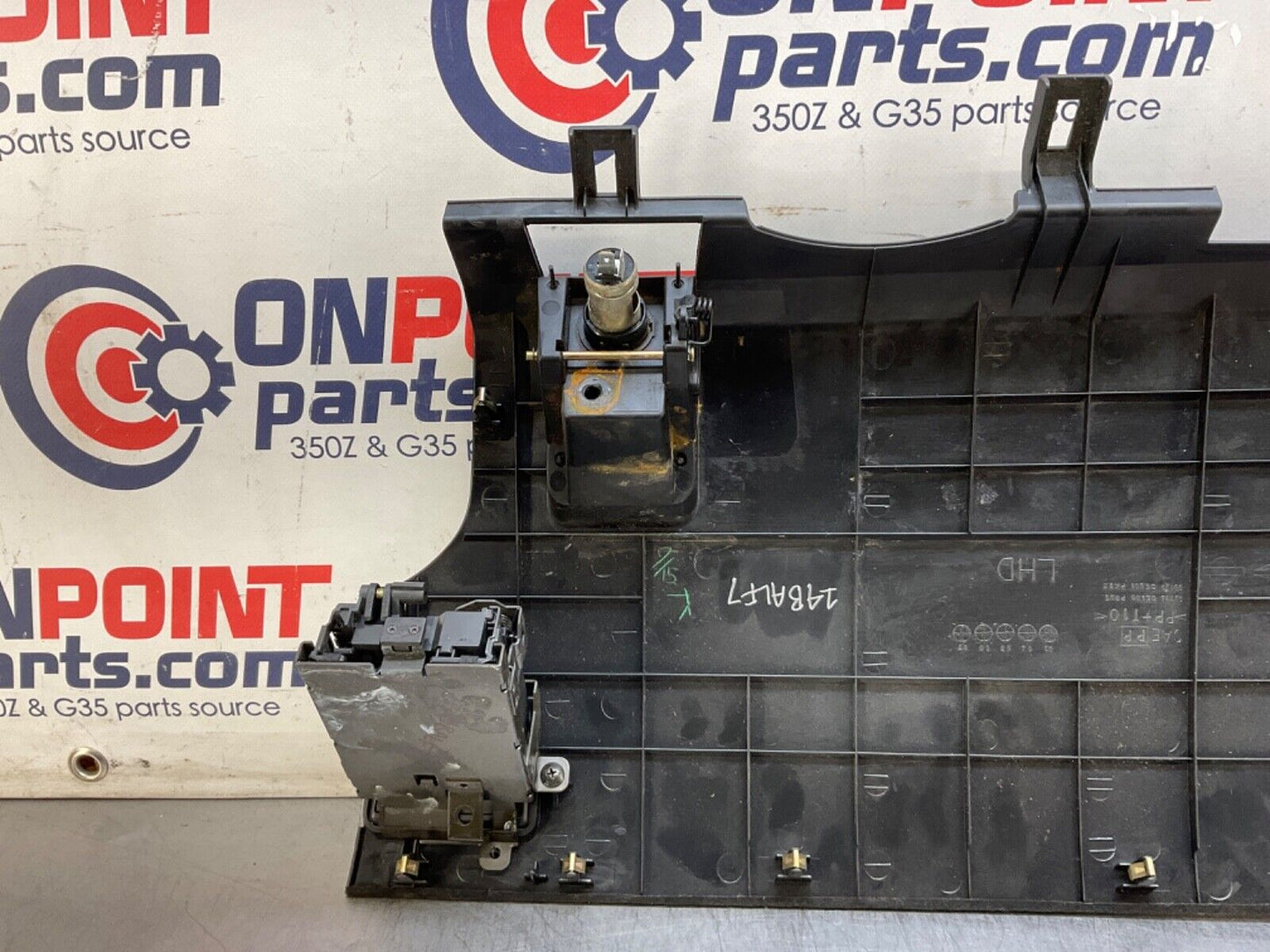 2004Nissan Z33 350Z Passenger Lower Dash Panel with Cup Holder 68108 OEM 14BALF7 - On Point Parts Inc