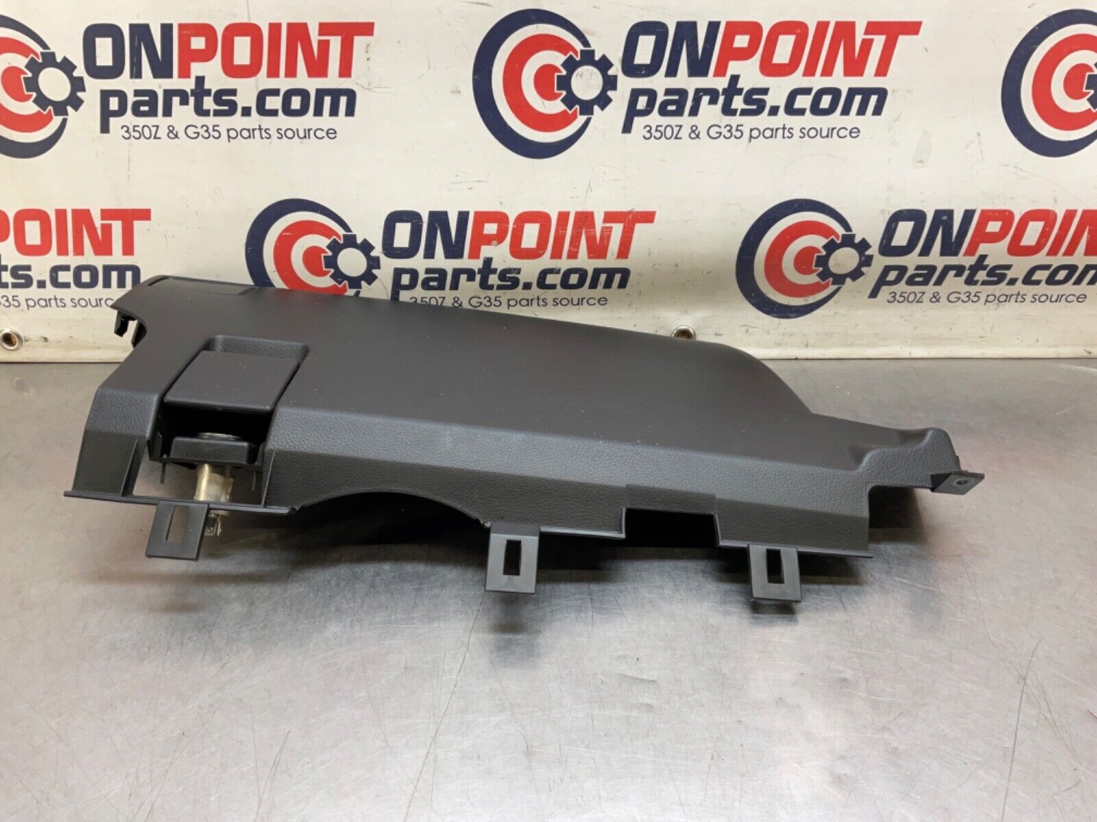 2004Nissan Z33 350Z Passenger Lower Dash Panel with Cup Holder 68108 OEM 14BALF7 - On Point Parts Inc