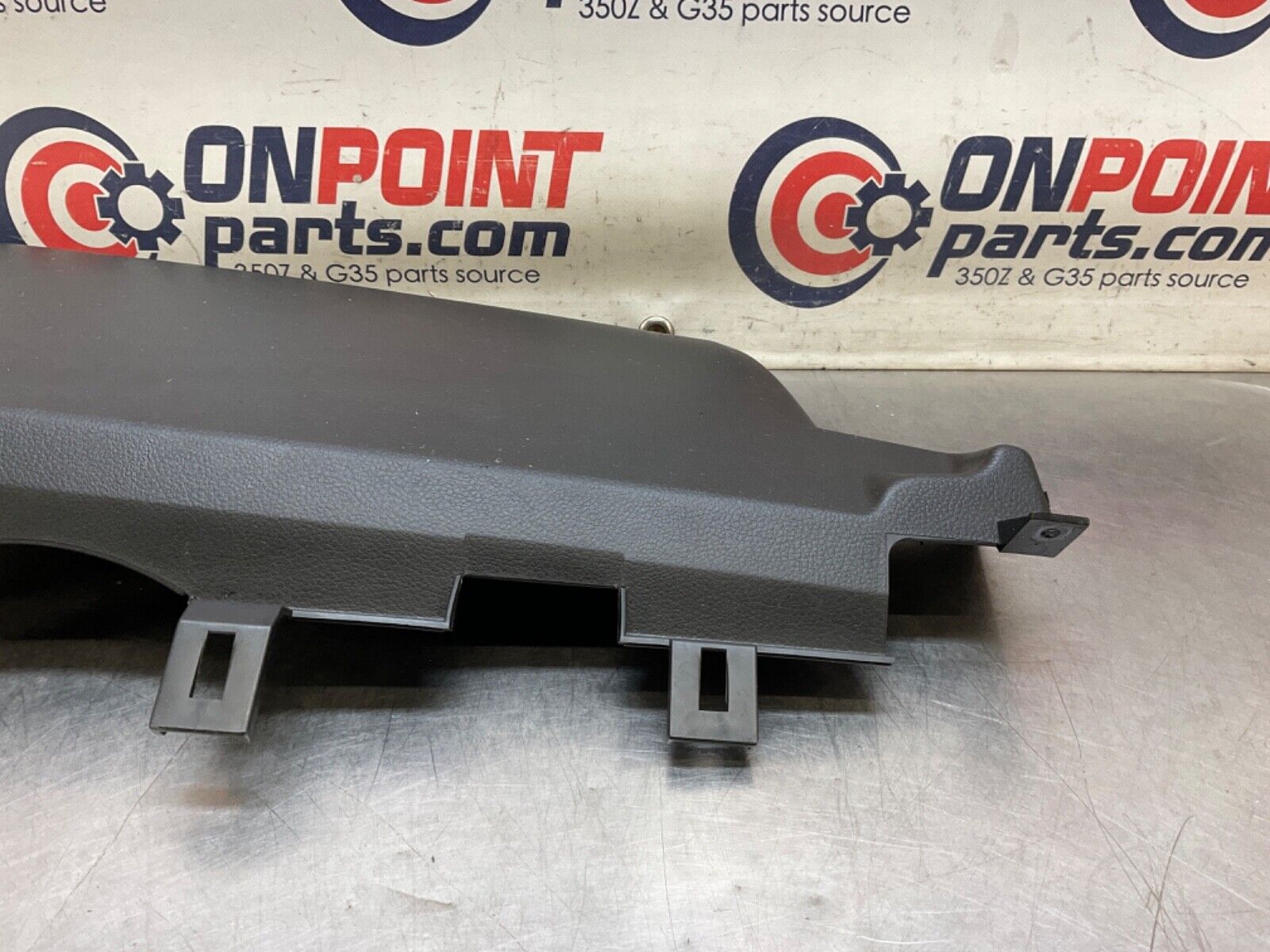 2004Nissan Z33 350Z Passenger Lower Dash Panel with Cup Holder 68108 OEM 14BALF7 - On Point Parts Inc