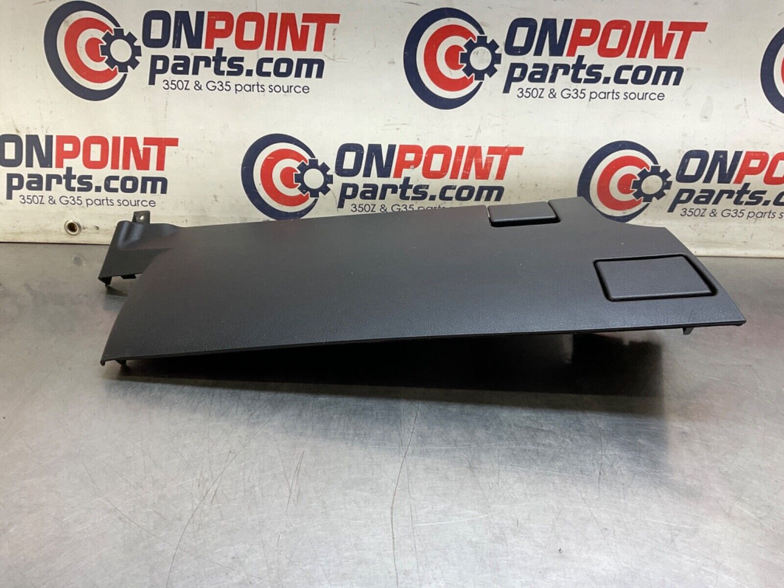 2004Nissan Z33 350Z Passenger Lower Dash Panel with Cup Holder 68108 OEM 14BALF7 - On Point Parts Inc