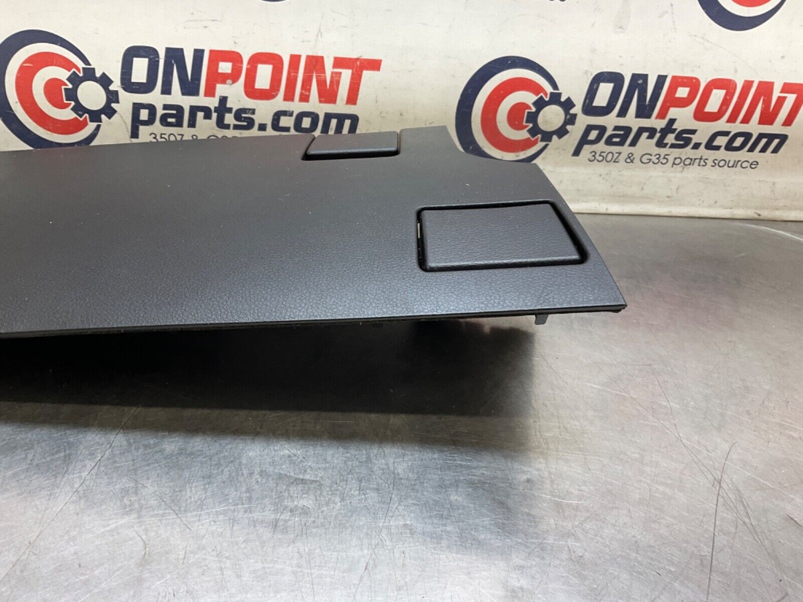 2004Nissan Z33 350Z Passenger Lower Dash Panel with Cup Holder 68108 OEM 14BALF7 - On Point Parts Inc