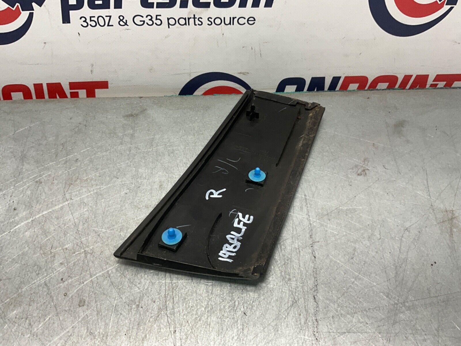 2004 Nissan Z33 350Z Passenger Right Exterior B Pillar Trim 76890 OEM 14BALFE - On Point Parts Inc