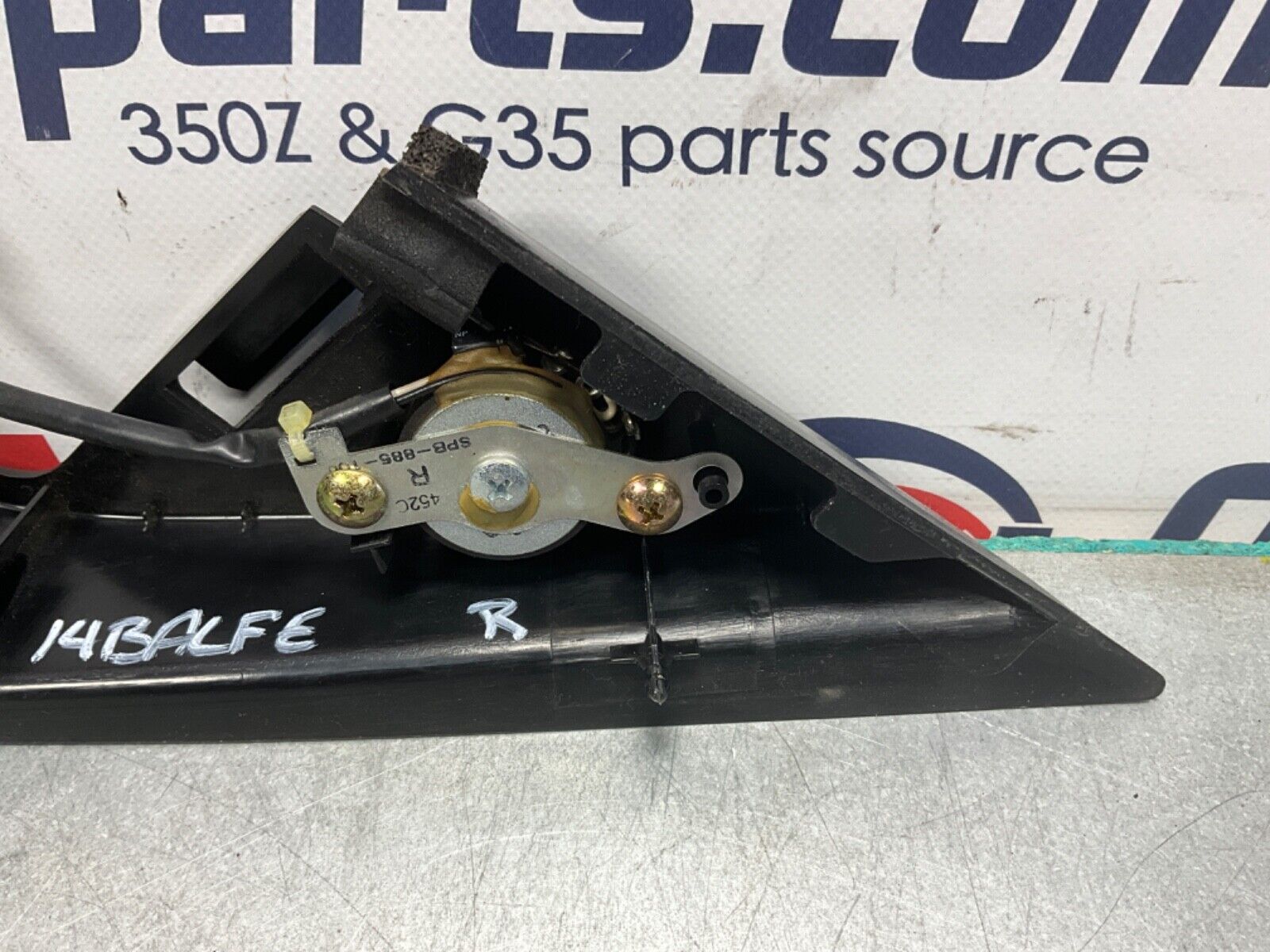 2004 Nissan Z33 350Z Passenger Right Interior Tweeter Speaker Cover OEM 14BALFE - On Point Parts Inc