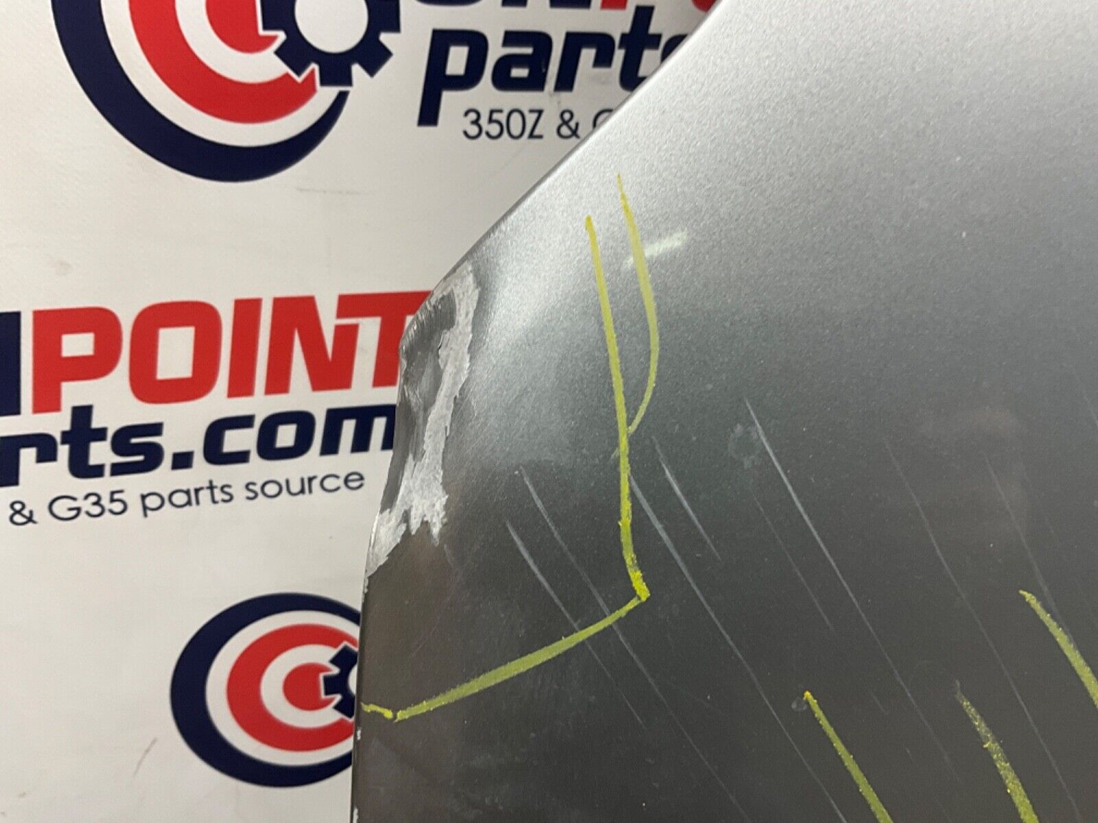 2004 Nissan Z33 350Z Front Hood Panel Bonnet OEM 14BALF1 - On Point Parts Inc