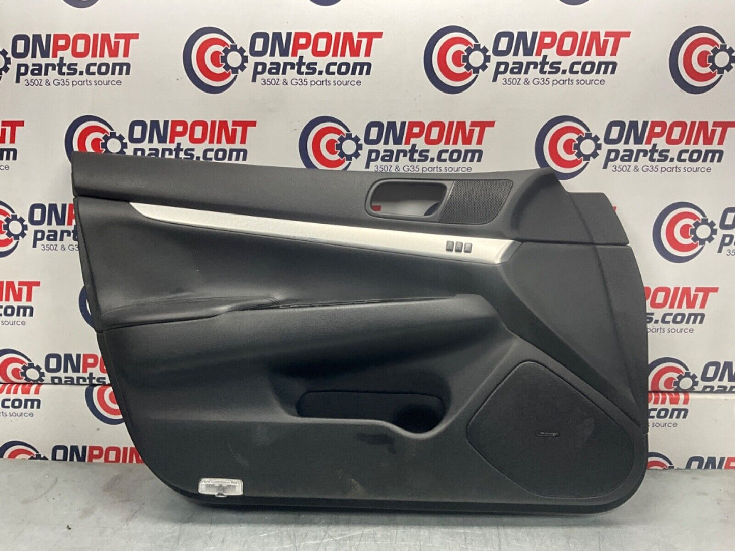 2009 Infiniti V36 G37 Driver Left Front Interior Door Panel Trim OEM 12BAWF8 - On Point Parts Inc