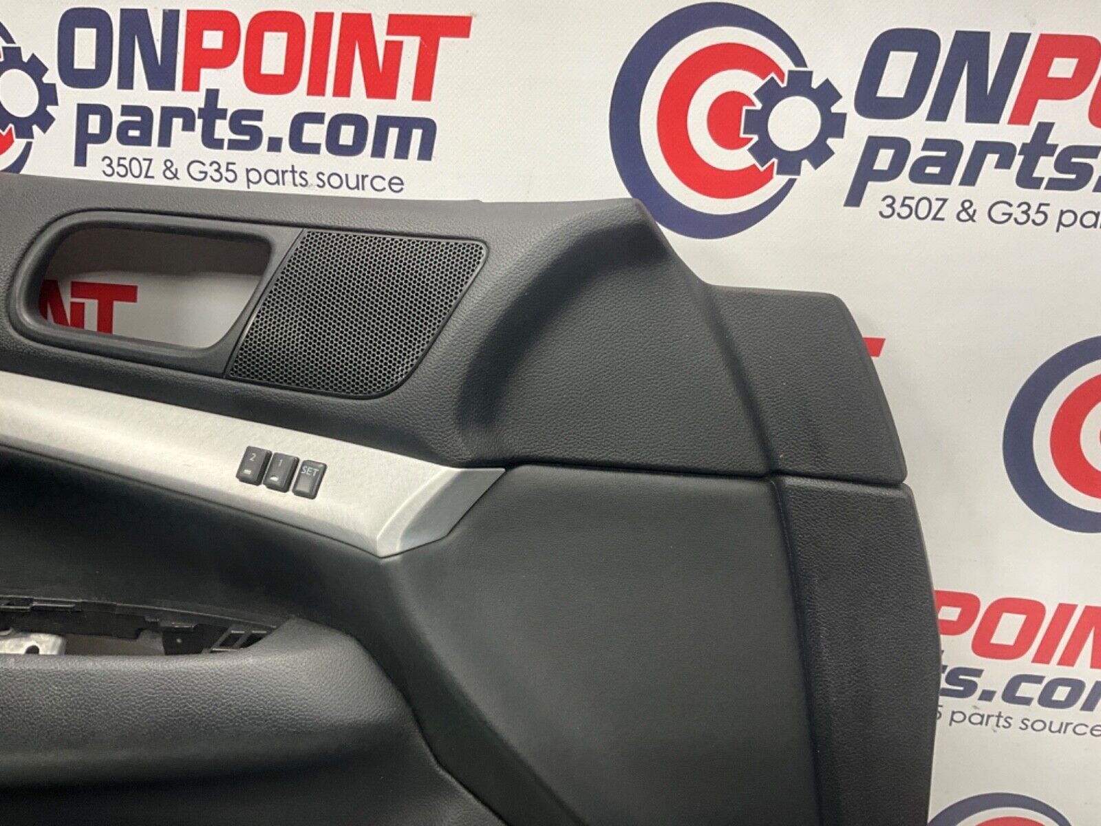 2009 Infiniti V36 G37 Driver Left Front Interior Door Panel Trim OEM 12BAWF8 - On Point Parts Inc