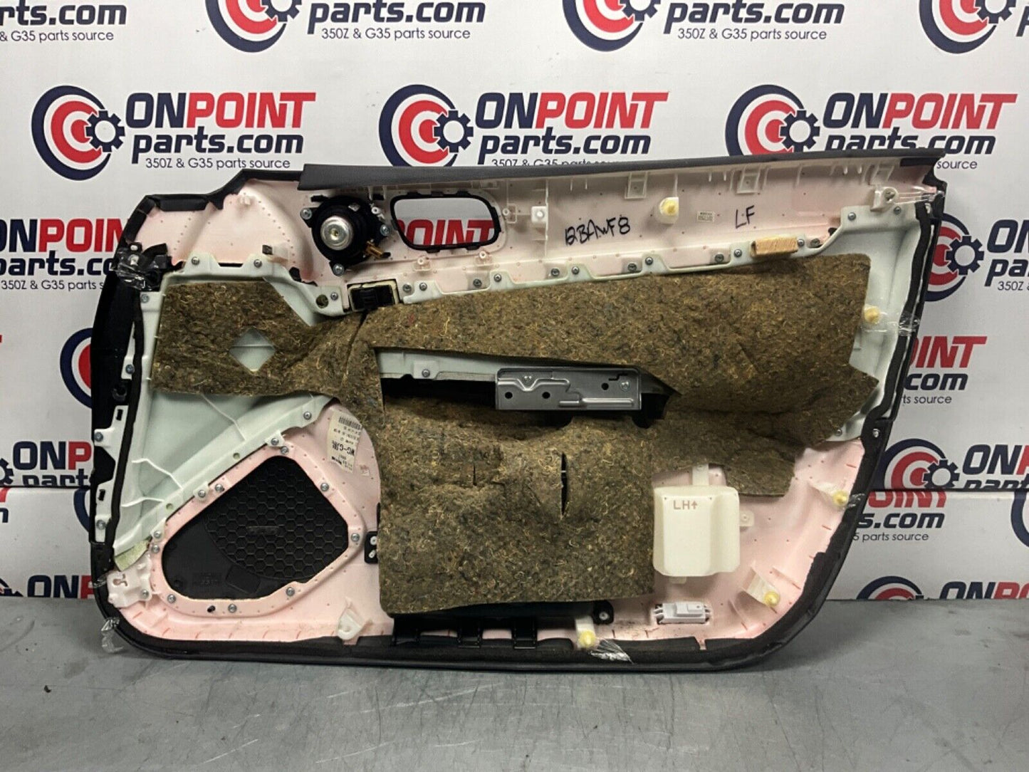 2009 Infiniti V36 G37 Driver Left Front Interior Door Panel Trim OEM 12BAWF8 - On Point Parts Inc