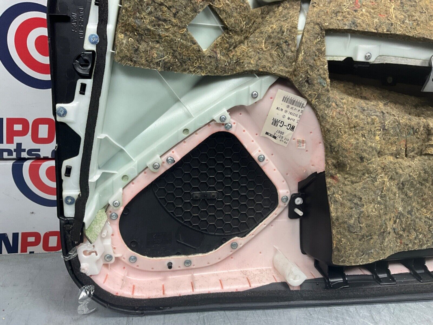 2009 Infiniti V36 G37 Driver Left Front Interior Door Panel Trim OEM 12BAWF8 - On Point Parts Inc