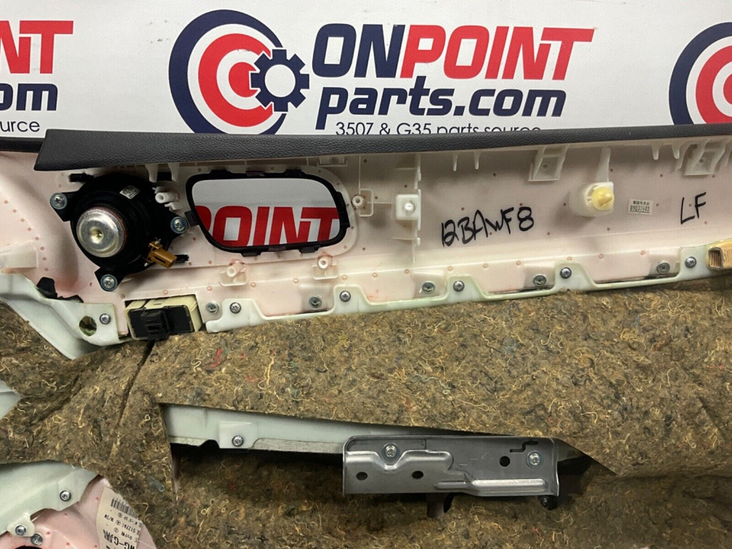 2009 Infiniti V36 G37 Driver Left Front Interior Door Panel Trim OEM 12BAWF8 - On Point Parts Inc