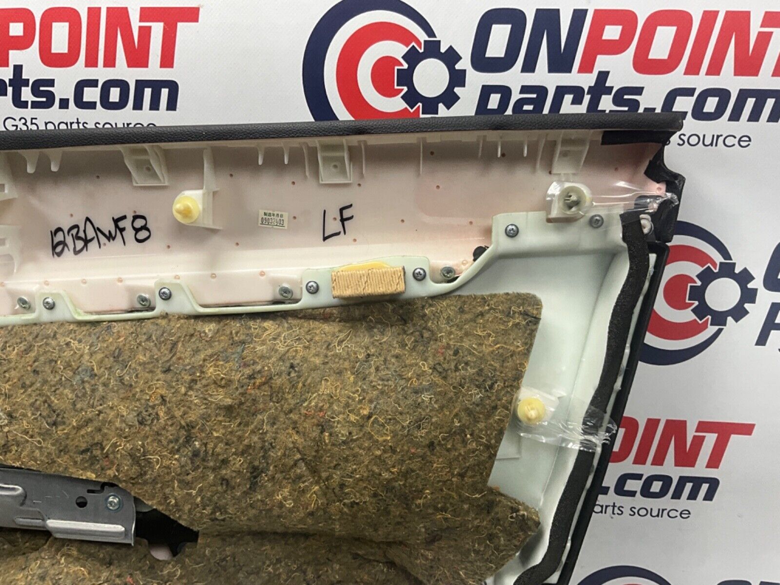 2009 Infiniti V36 G37 Driver Left Front Interior Door Panel Trim OEM 12BAWF8 - On Point Parts Inc