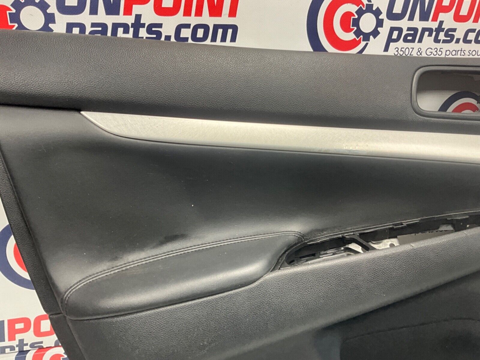 2009 Infiniti V36 G37 Driver Left Front Interior Door Panel Trim OEM 12BAWF8 - On Point Parts Inc