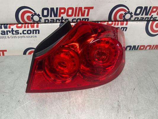 2009 Infiniti V36 G37 Passenger Right Sedan Tail Light Assembly OEM 12BAWF2 - On Point Parts Inc