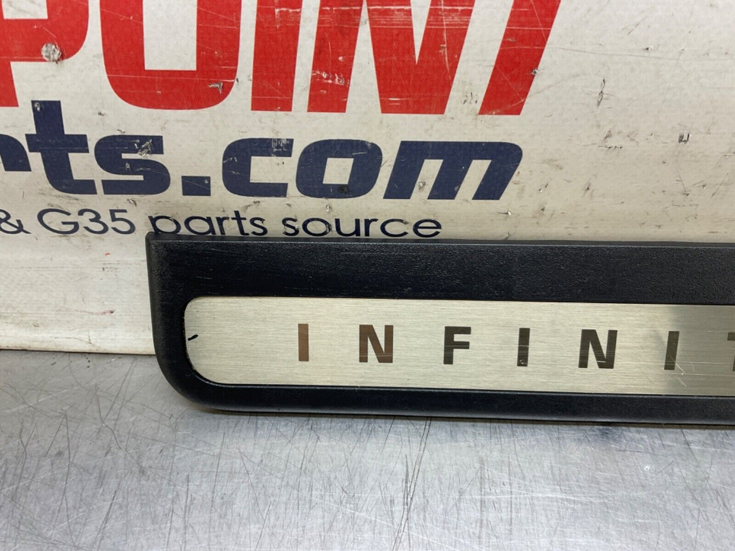 09 Infiniti V36 G37 Driver Rear Door Threshold Kick Plate Trim 769B2 OEM 12BAWFA - On Point Parts Inc
