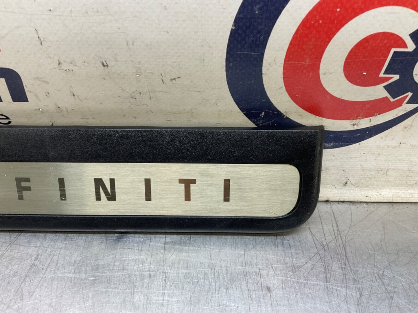 09 Infiniti V36 G37 Driver Rear Door Threshold Kick Plate Trim 769B2 OEM 12BAWFA - On Point Parts Inc
