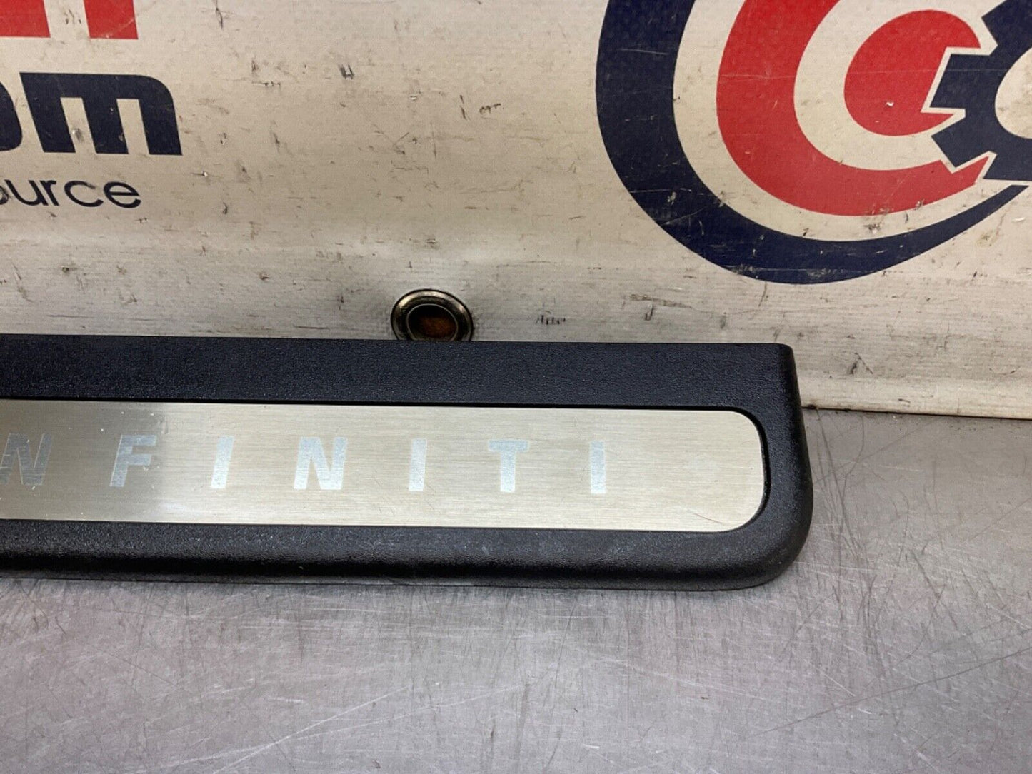 09 Infiniti V36 G37 Driver Rear Door Threshold Kick Plate Trim 769B2 OEM 12BAWFA - On Point Parts Inc