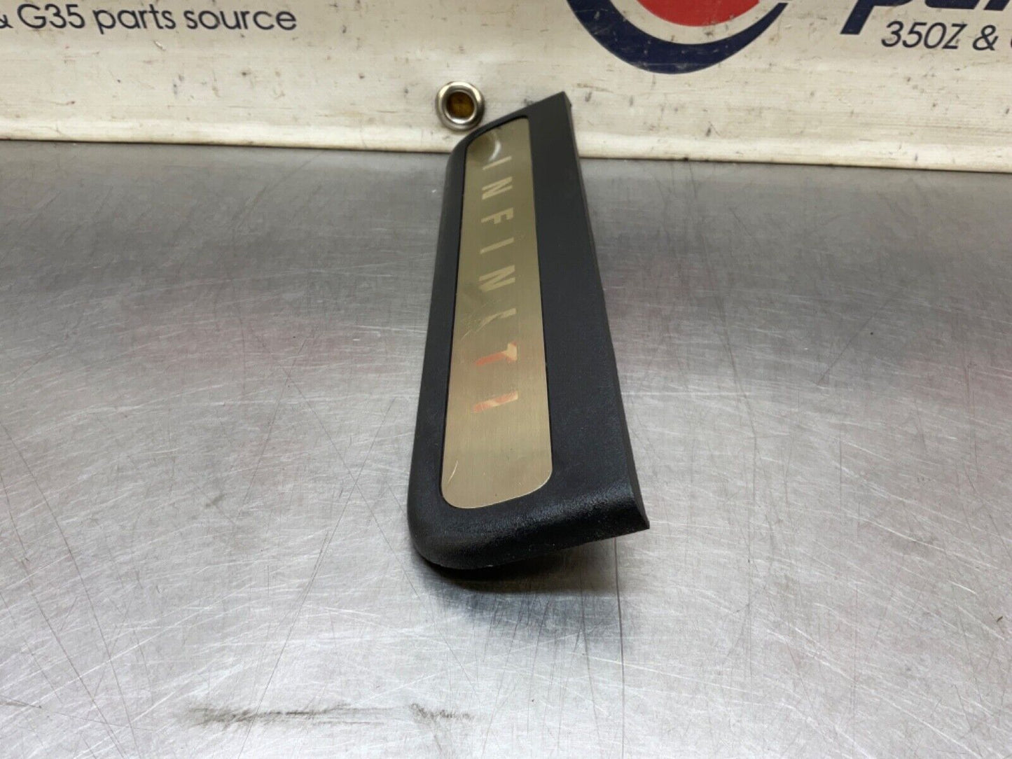 09 Infiniti V36 G37 Driver Rear Door Threshold Kick Plate Trim 769B2 OEM 12BAWFA - On Point Parts Inc