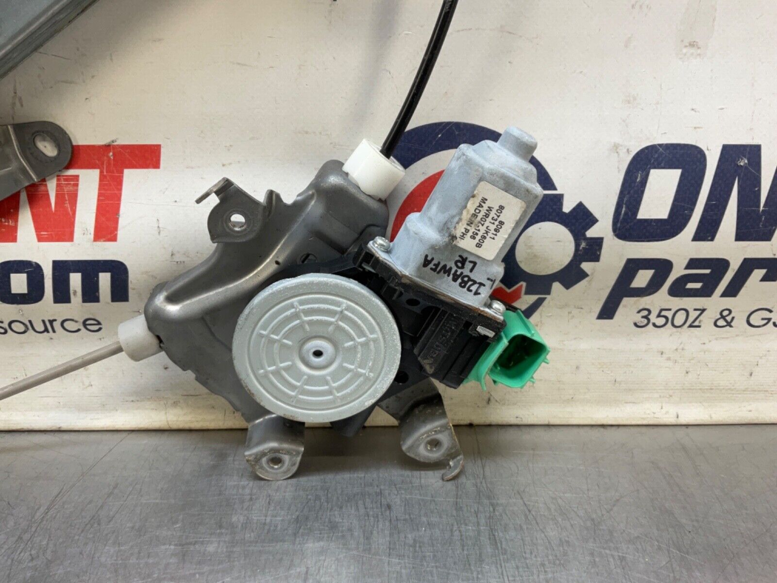 2009 Infiniti V36 G37 Driver Left Rear Window Regulator Motor 80731 OEM 12BAWFA - On Point Parts Inc