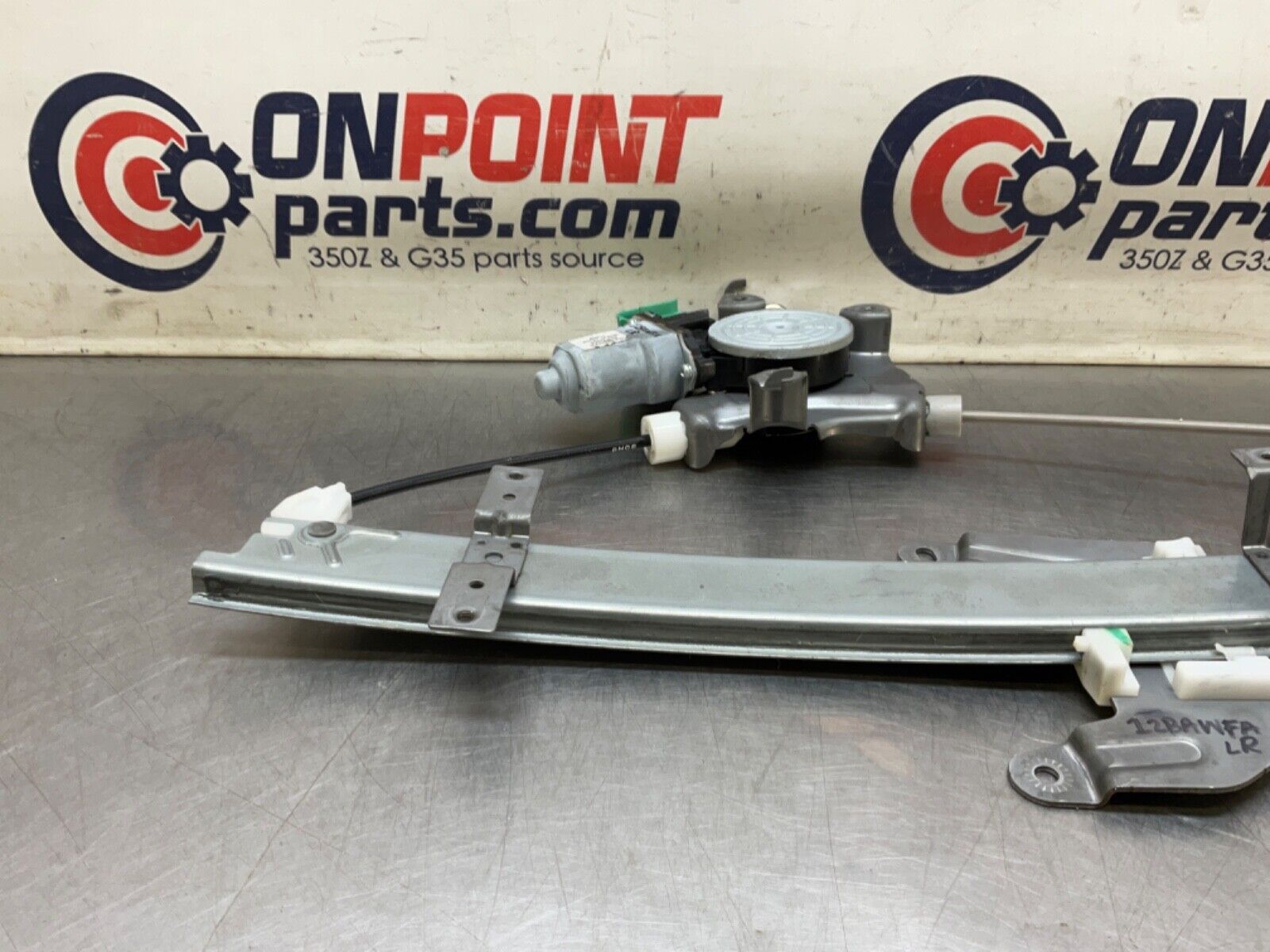 2009 Infiniti V36 G37 Driver Left Rear Window Regulator Motor 80731 OEM 12BAWFA - On Point Parts Inc