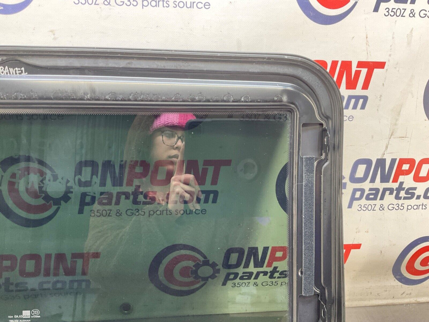 2009 Infiniti V36 G37 Moon Roof Sun Roof Glass OEM 12BAWF1 - On Point Parts Inc