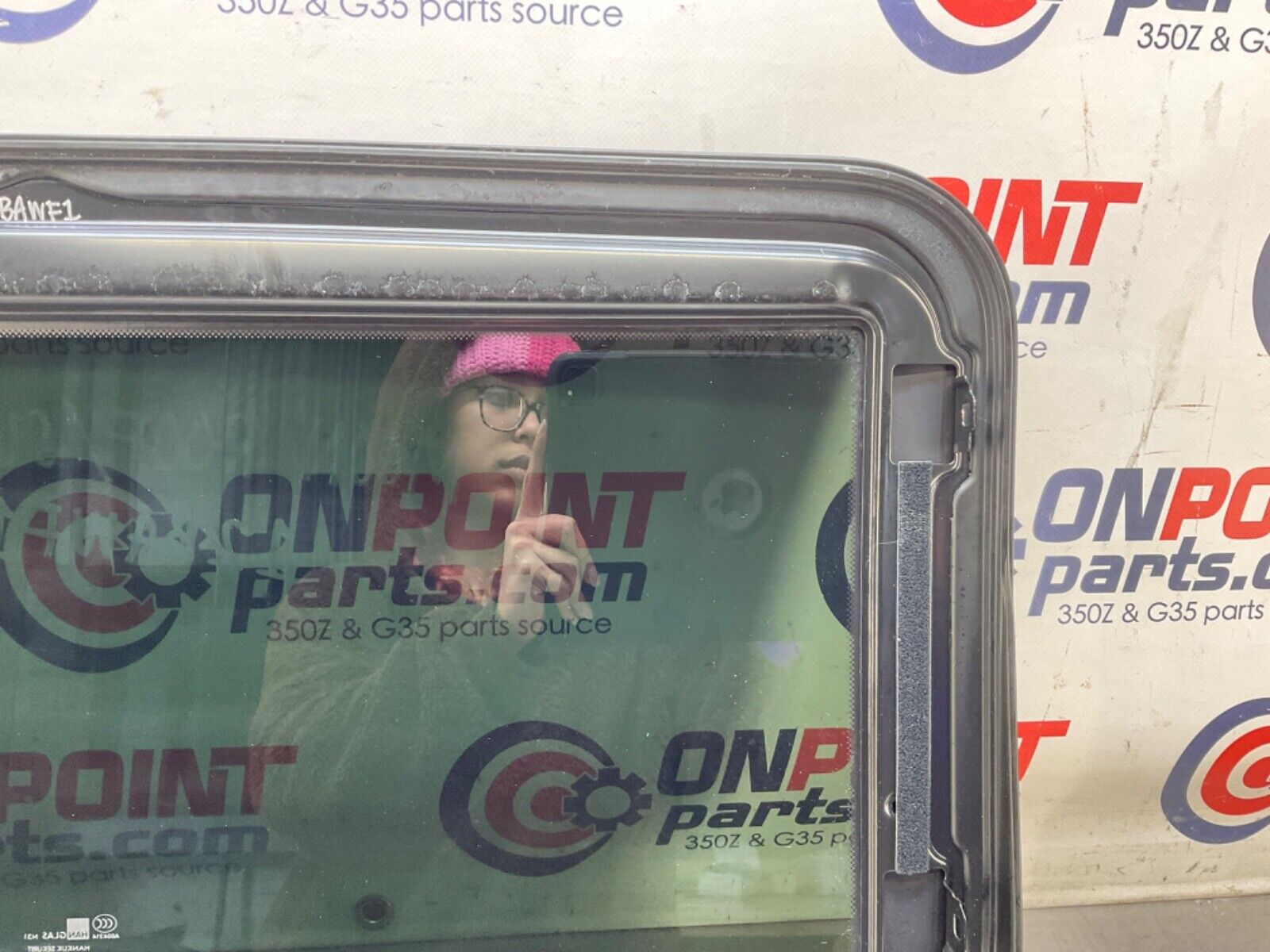 2009 Infiniti V36 G37 Moon Roof Sun Roof Glass OEM 12BAWF1 - On Point Parts Inc