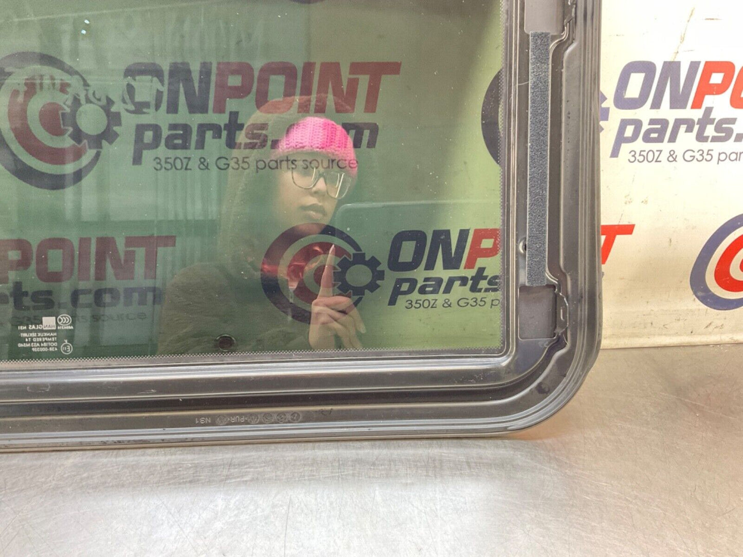 2009 Infiniti V36 G37 Moon Roof Sun Roof Glass OEM 12BAWF1 - On Point Parts Inc