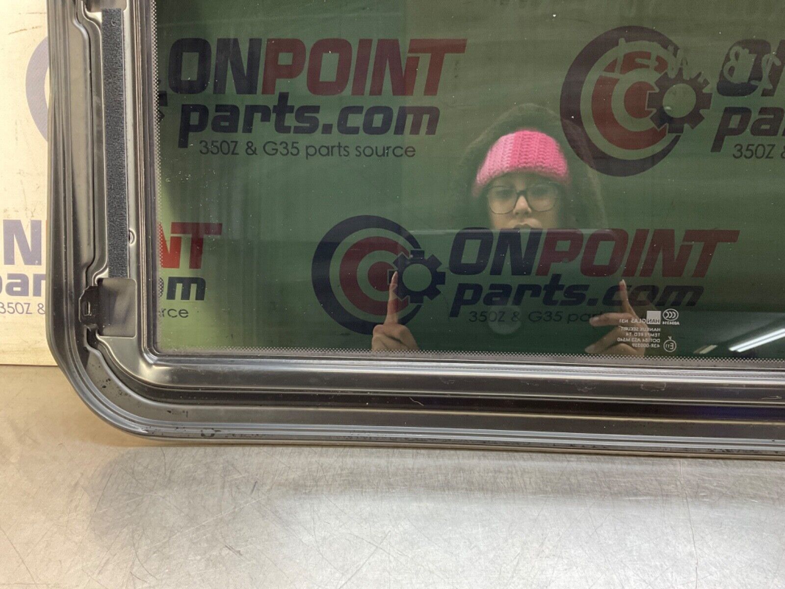 2009 Infiniti V36 G37 Moon Roof Sun Roof Glass OEM 12BAWF1 - On Point Parts Inc