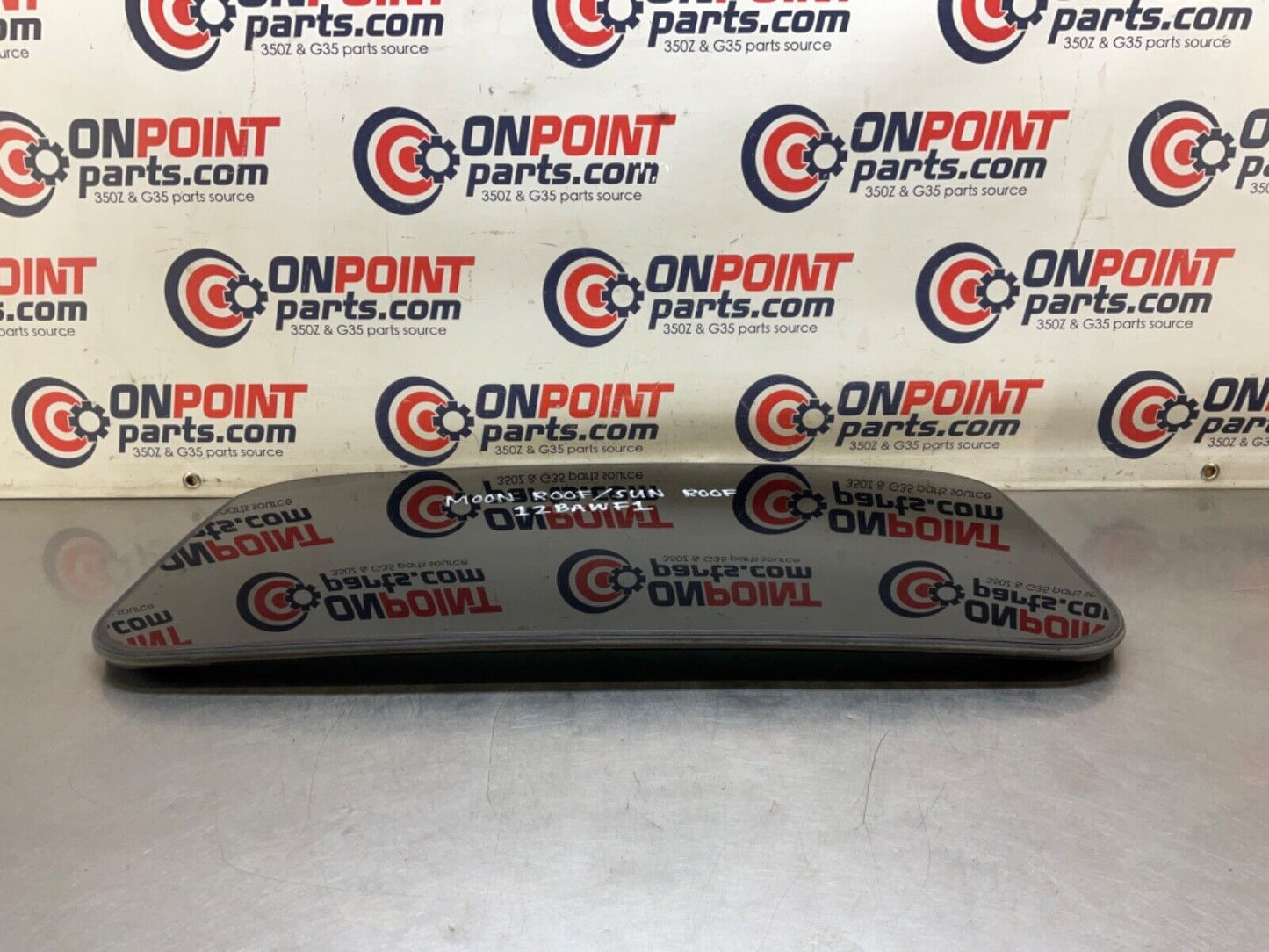 2009 Infiniti V36 G37 Moon Roof Sun Roof Glass OEM 12BAWF1 - On Point Parts Inc