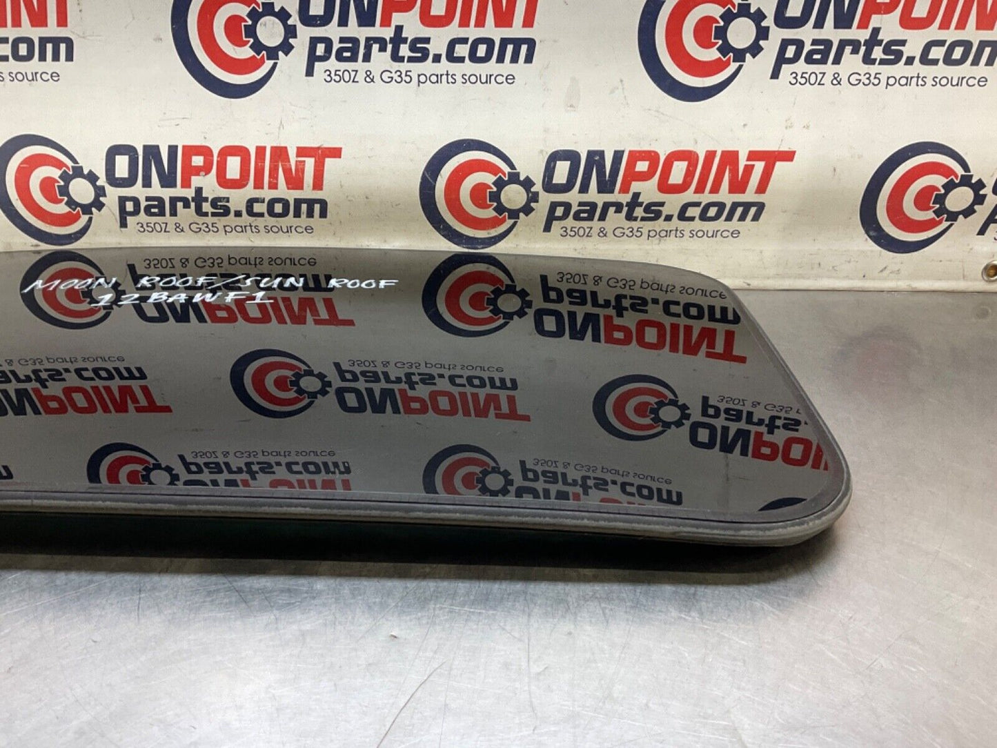 2009 Infiniti V36 G37 Moon Roof Sun Roof Glass OEM 12BAWF1 - On Point Parts Inc
