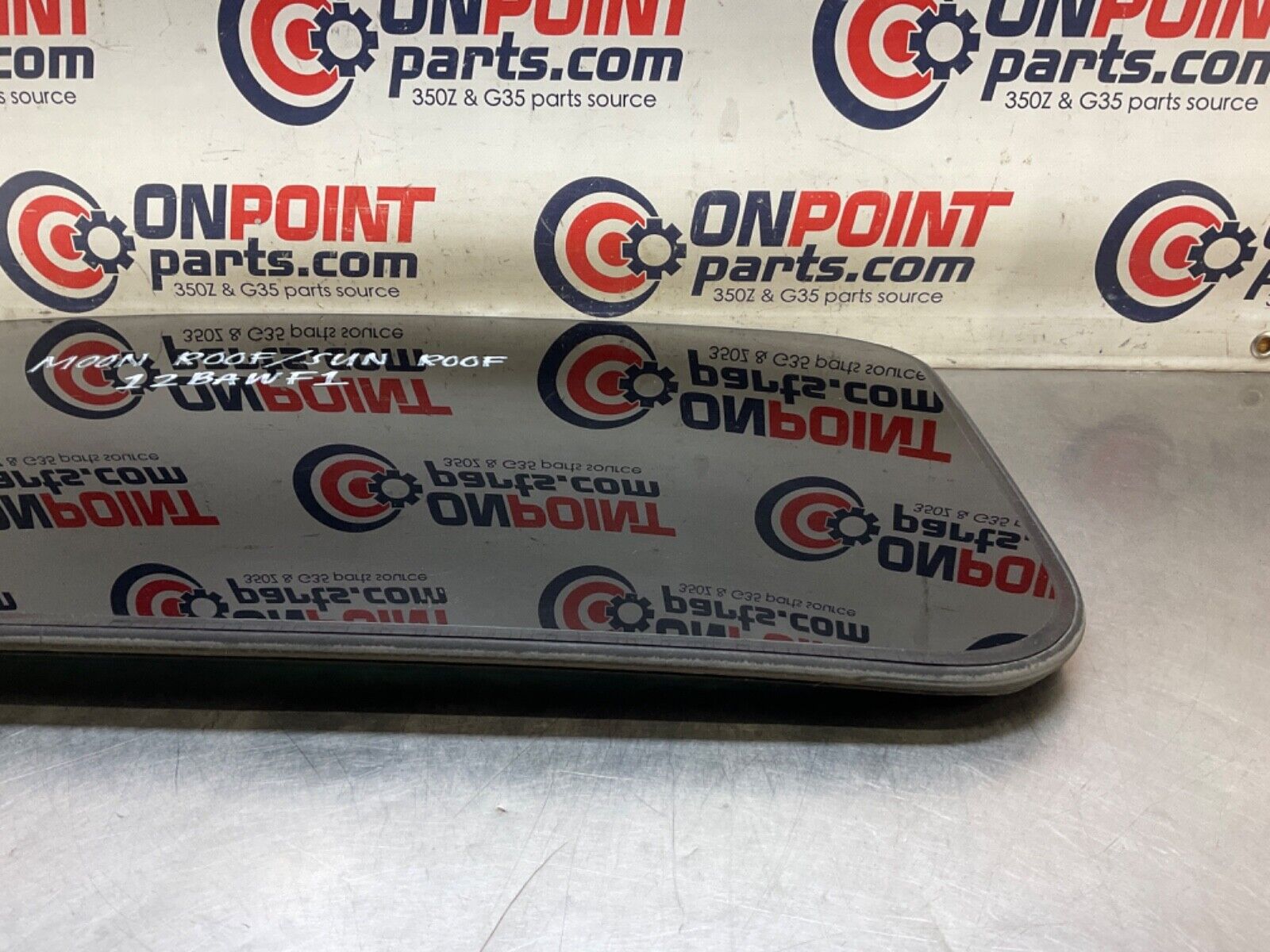 2009 Infiniti V36 G37 Moon Roof Sun Roof Glass OEM 12BAWF1 - On Point Parts Inc