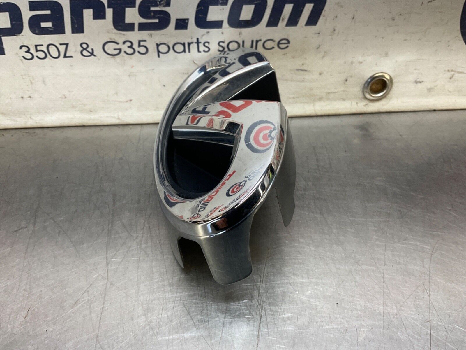 2009 Infiniti V36 G37 Front Grille Emblem  OEM 12BAWFC - On Point Parts Inc