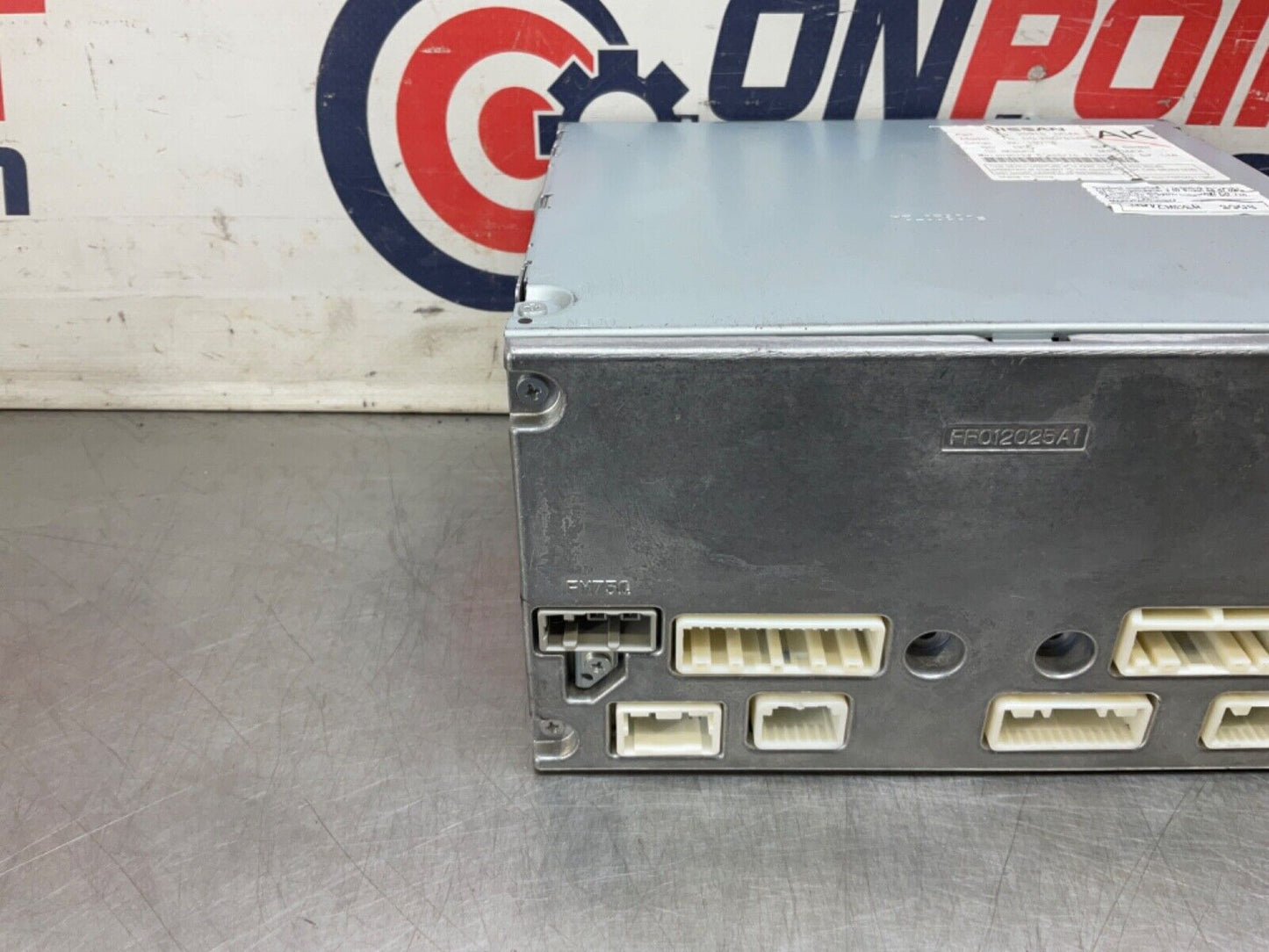 2009 Infiniti V36 G37 CD Radio Stereo Head Unit  OEM 12BAWFC - On Point Parts Inc