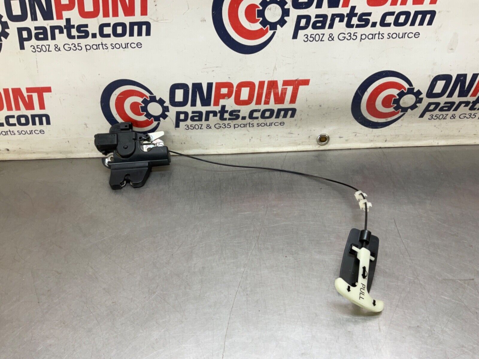 2009 Infiniti V36 G37 Emergency Trunk Release Cable  OEM 12BAWFC - On Point Parts Inc