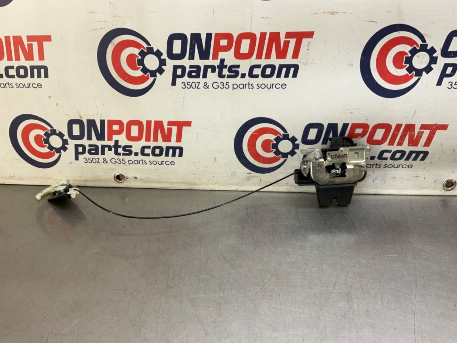 2009 Infiniti V36 G37 Emergency Trunk Release Cable  OEM 12BAWFC - On Point Parts Inc