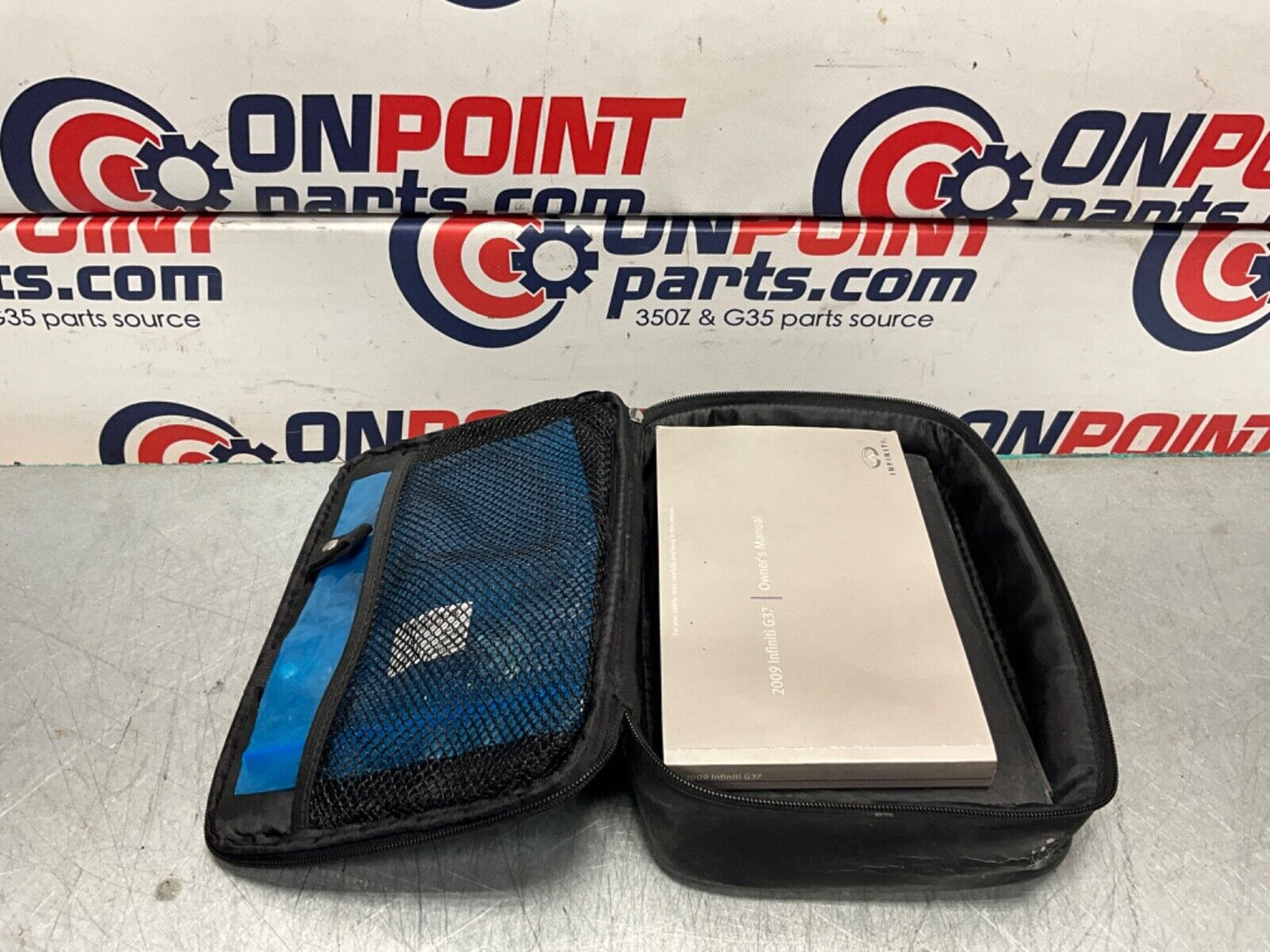 2009 Infiniti V36 G37 Original Owners Manual and Case OEM 12BAWFC - On Point Parts Inc