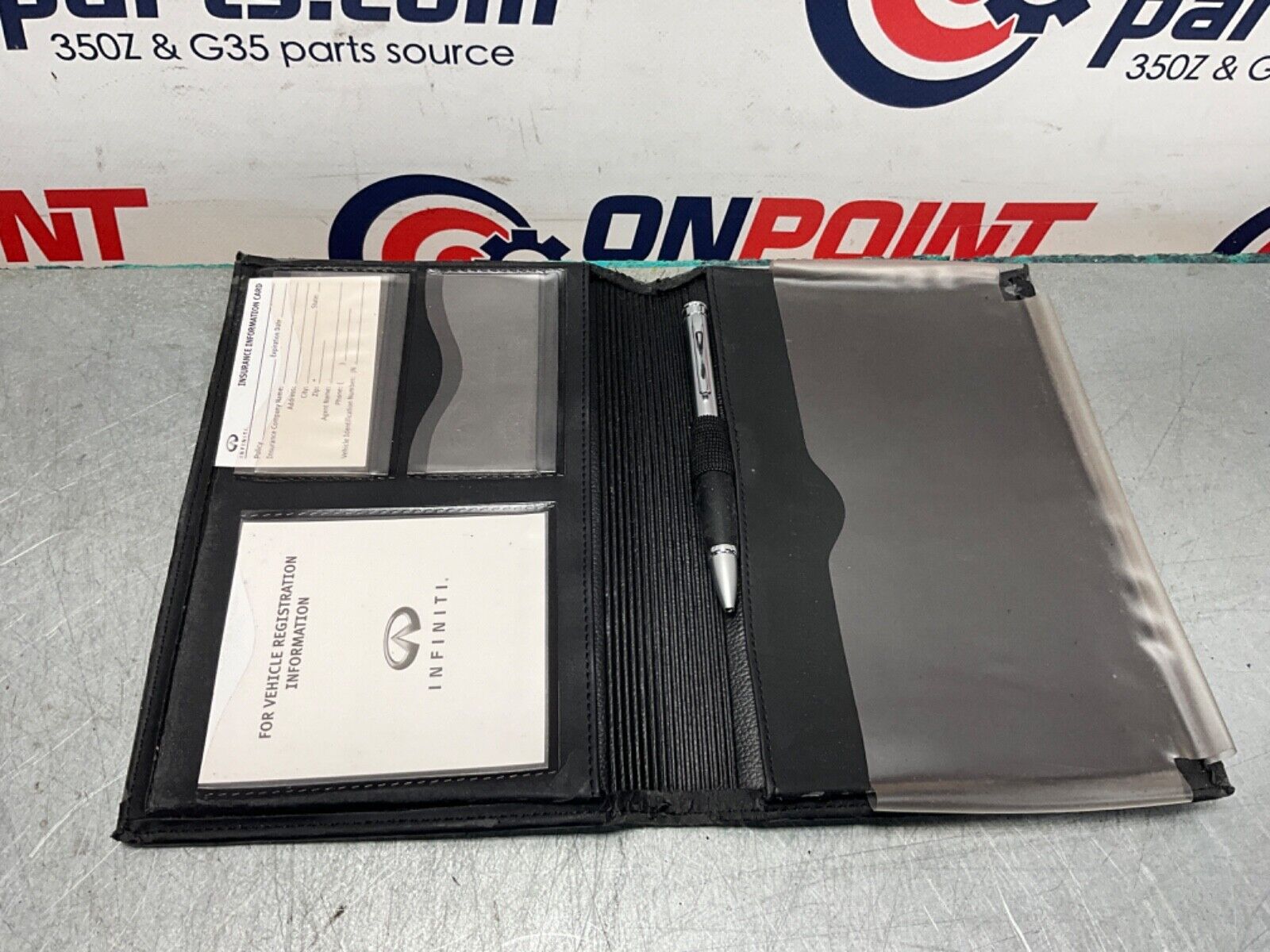 2009 Infiniti V36 G37 Original Owners Manual and Case OEM 12BAWFC - On Point Parts Inc