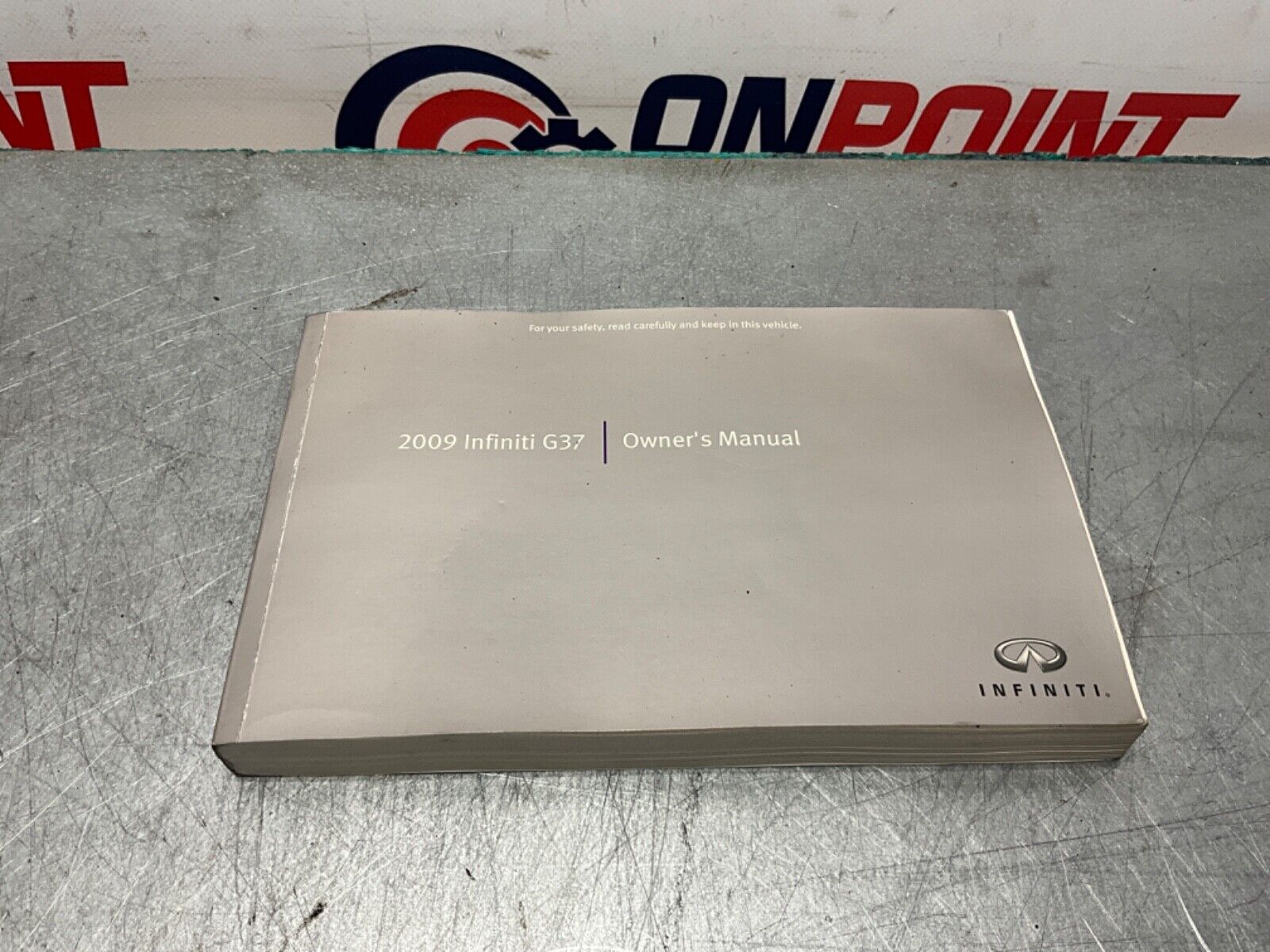 2009 Infiniti V36 G37 Original Owners Manual and Case OEM 12BAWFC - On Point Parts Inc