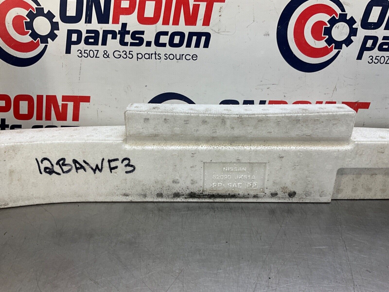 2009 Infiniti V36 G37 Sedan Front Impact Foam Energy Absorber OEM 12BAWF3 - On Point Parts Inc