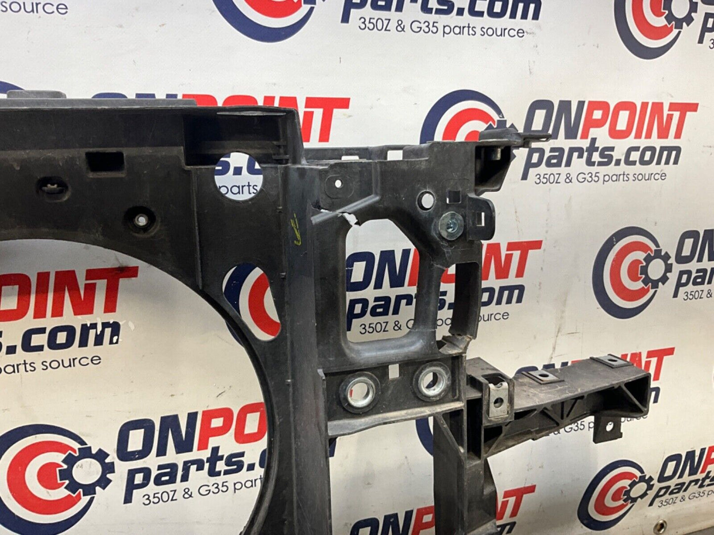 2009 Infiniti V36 G37 Sedan Radiator Core Support Front Clip  12BAWF5 - On Point Parts Inc