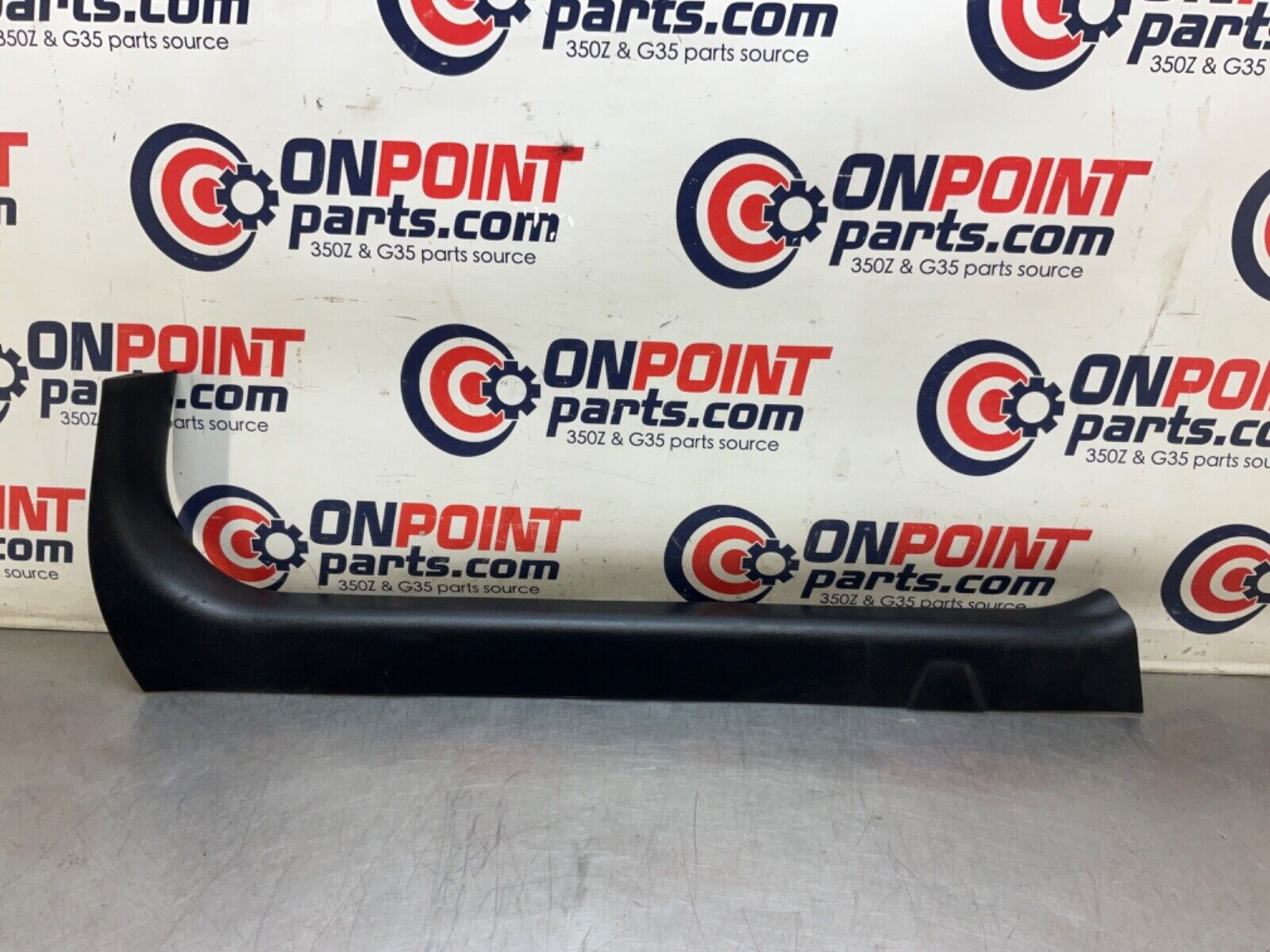 2009 Infiniti G37 Sedan Passenger Right Front Door Sill Trim OEM 12BAWF7 - On Point Parts Inc