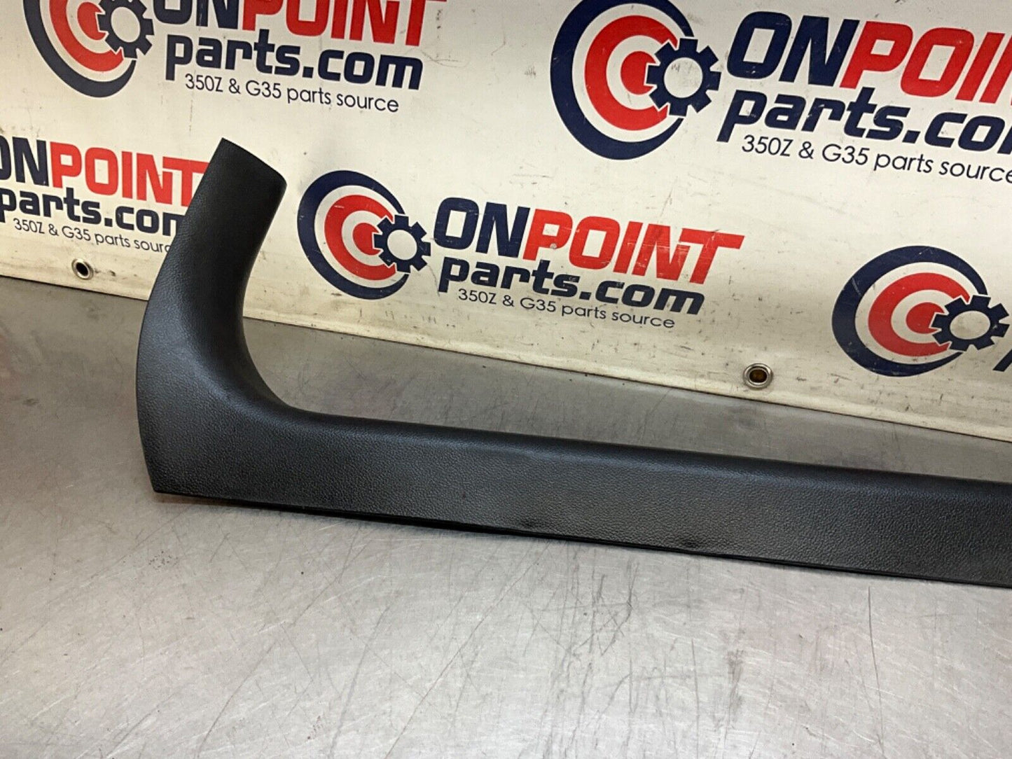 2009 Infiniti G37 Sedan Passenger Right Front Door Sill Trim OEM 12BAWF7 - On Point Parts Inc