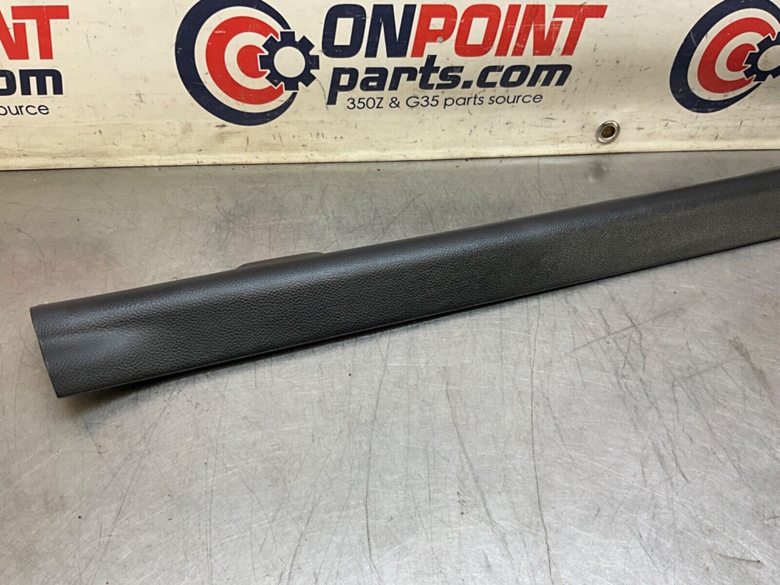 2009 Infiniti G37 Sedan Passenger Right Front Door Sill Trim OEM 12BAWF7 - On Point Parts Inc