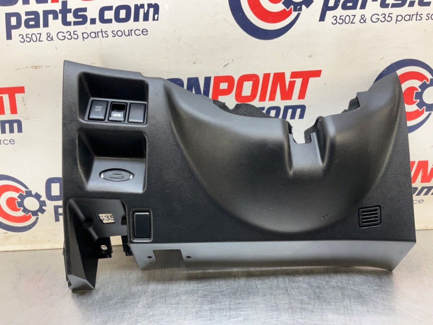 2009 Infiniti V36 G37 Sedan Driver Left Lower Steering Column Trim OEM 12BAWF7 - On Point Parts Inc