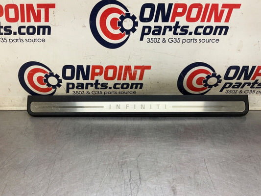 2009 Infiniti G37 Passenger Right Front Door Threshold Kick Plate OEM 12BAWF7 - On Point Parts Inc