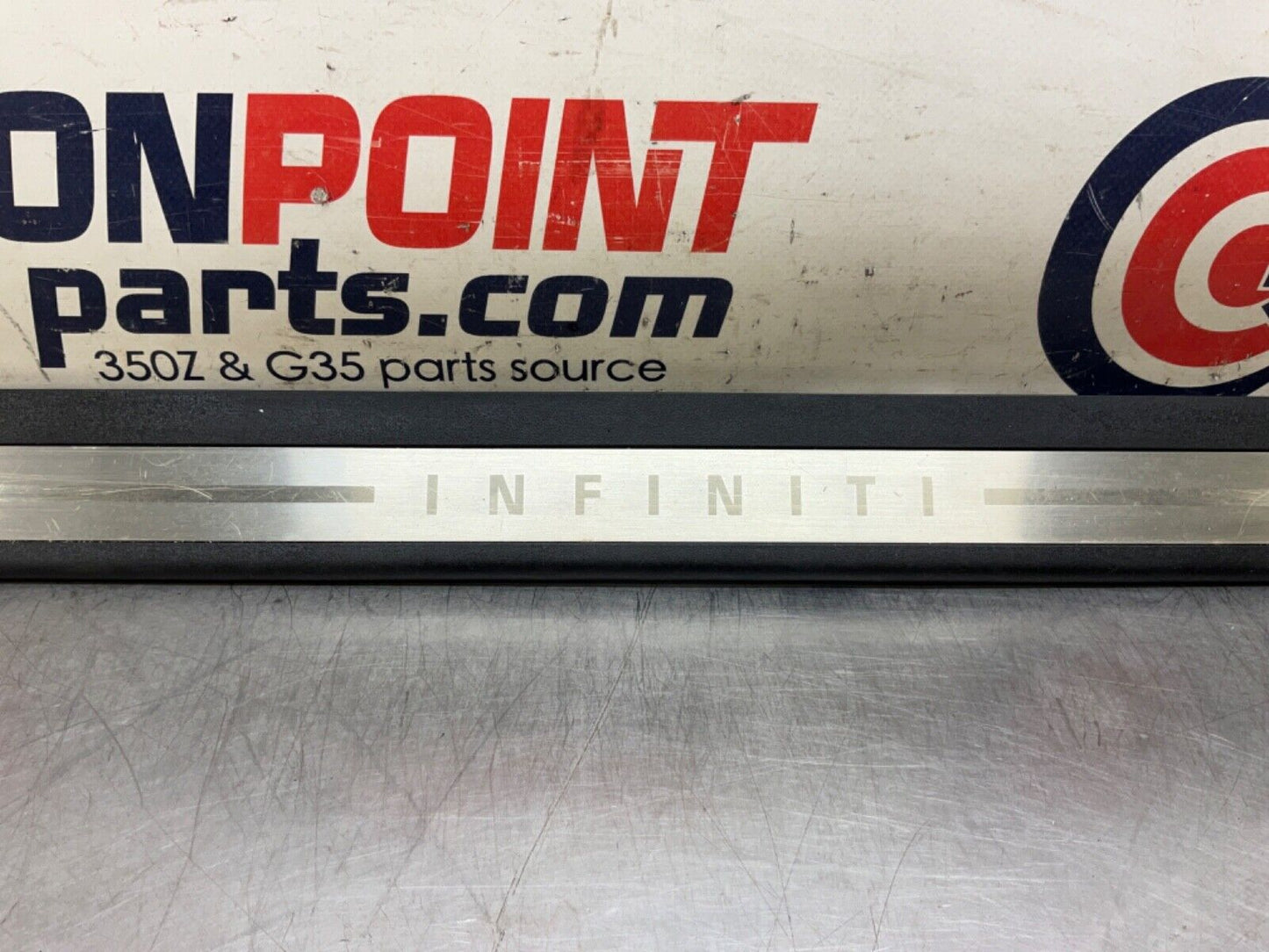 2009 Infiniti G37 Passenger Right Front Door Threshold Kick Plate OEM 12BAWF7 - On Point Parts Inc