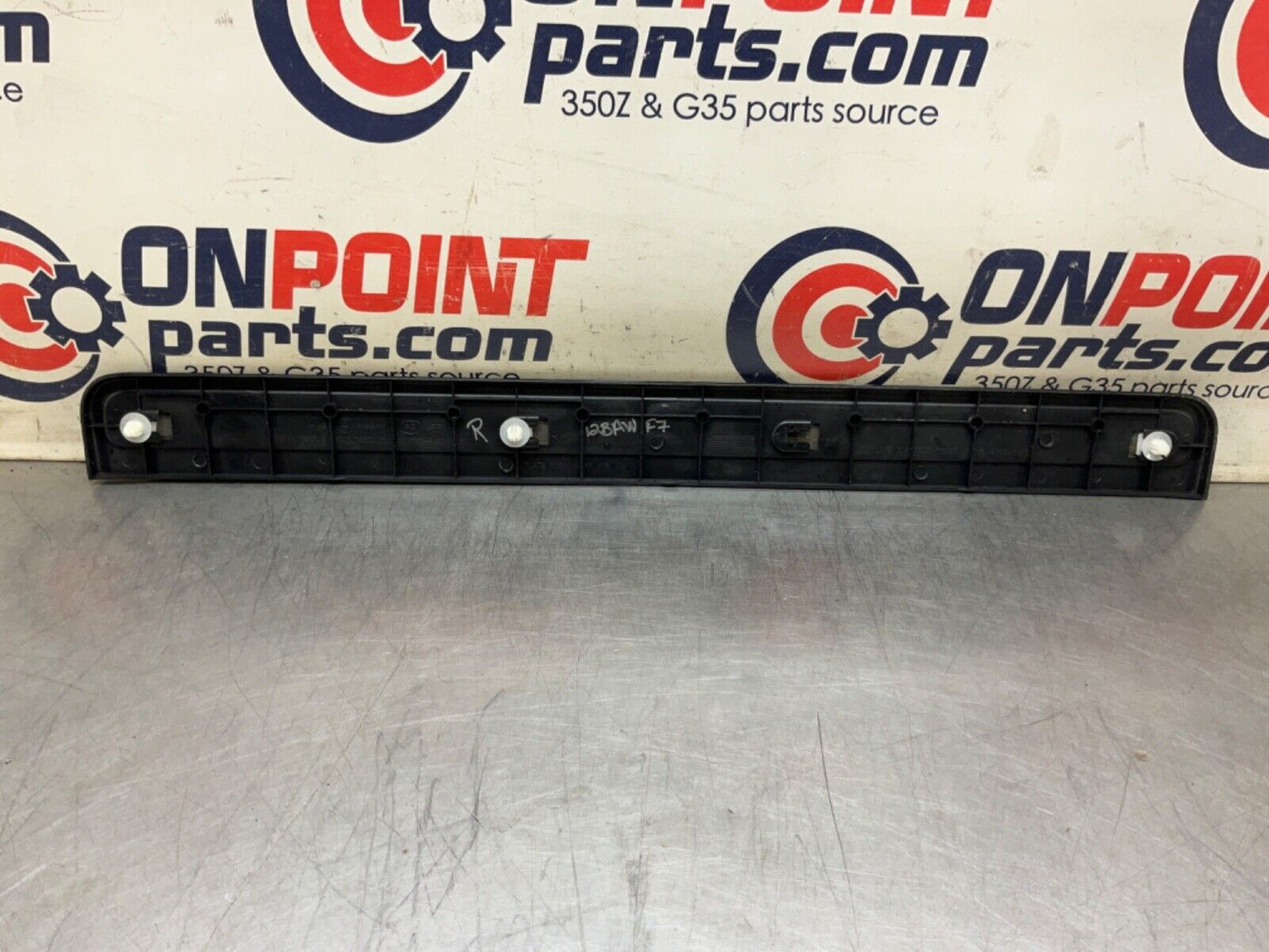 2009 Infiniti G37 Passenger Right Front Door Threshold Kick Plate OEM 12BAWF7 - On Point Parts Inc