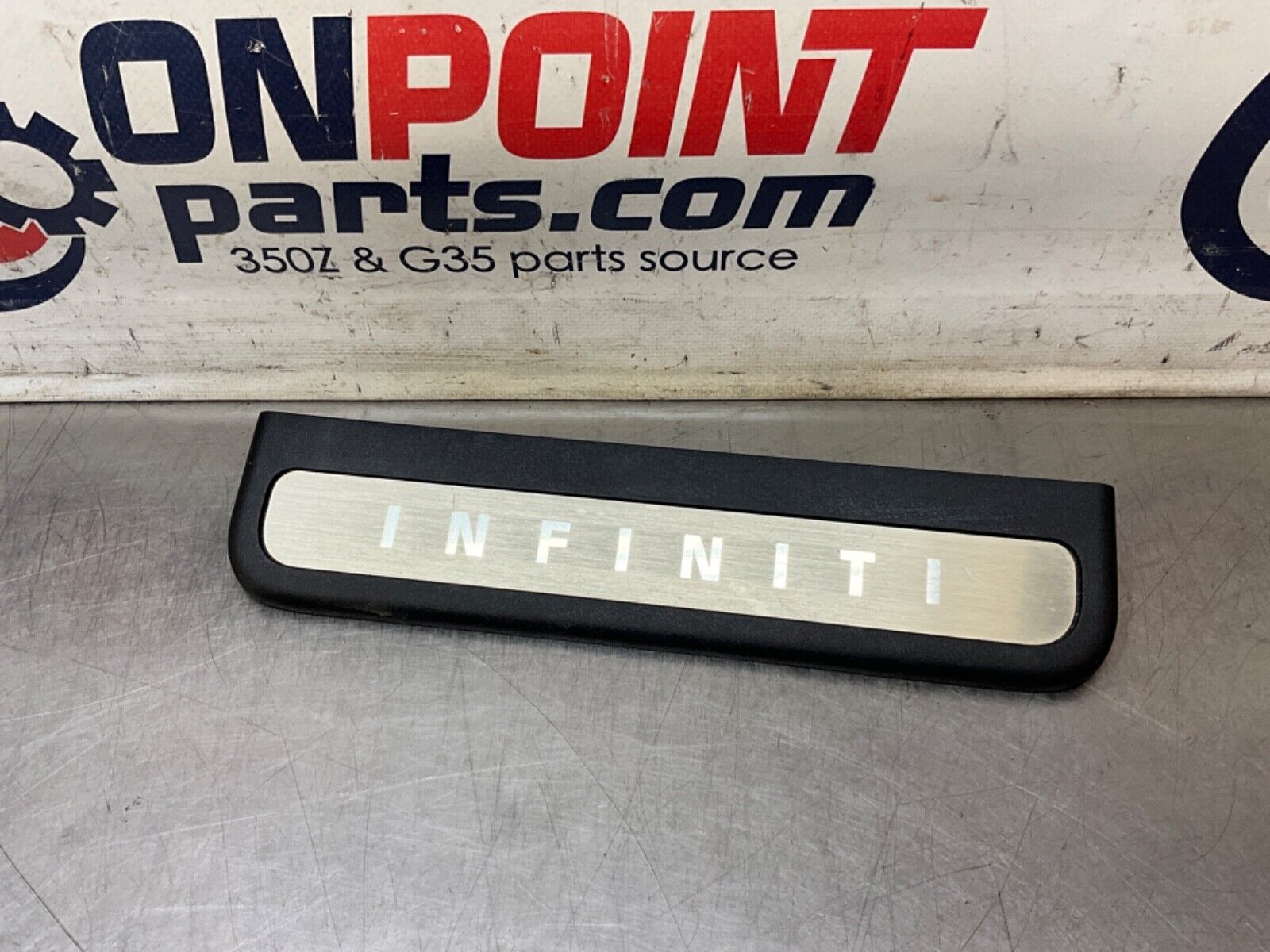 2009 Infiniti V36 G37 Passenger Right Rear Door Jamb Kick Plate Trim OEM 12BAWFE - On Point Parts Inc