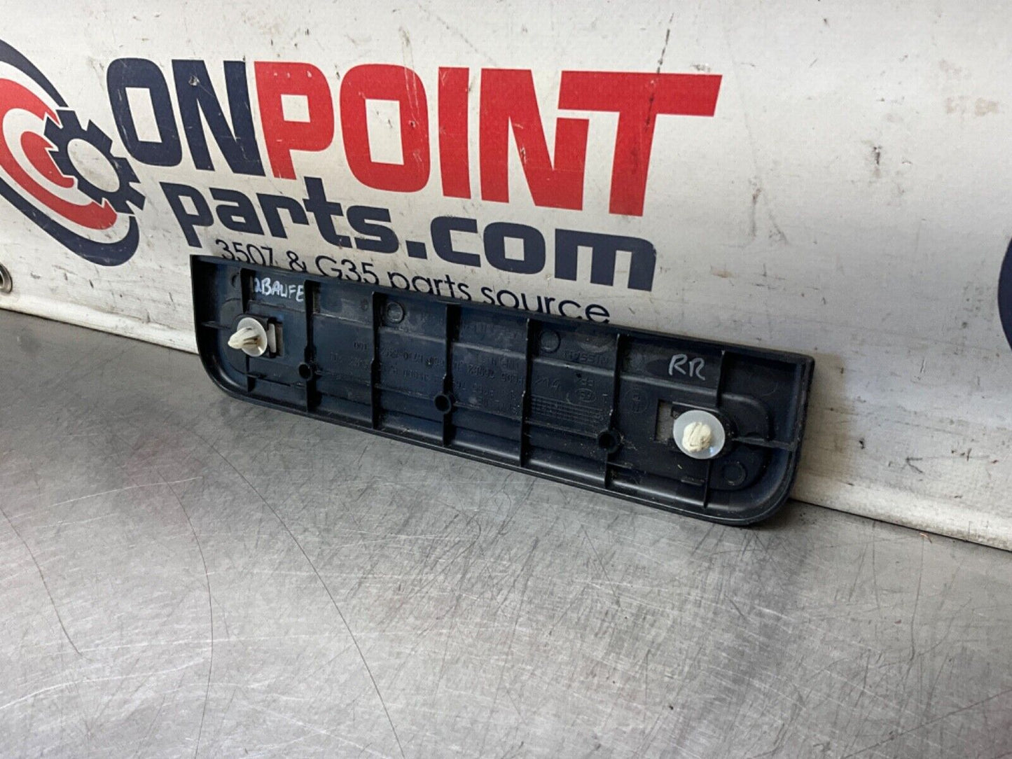 2009 Infiniti V36 G37 Passenger Right Rear Door Jamb Kick Plate Trim OEM 12BAWFE - On Point Parts Inc